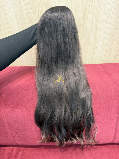 Cabelo Castanho Médio Natural 60cm 116g Brasileiro do Sul