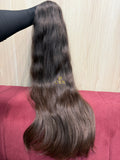 Cabelo Castanho Natural Claro 77cm 213g Brasileiro do Sul