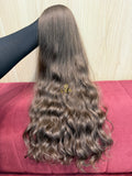 Cabelo Loiro Natural Escuro 60cm 208g Ondulado Brasileiro do Sul