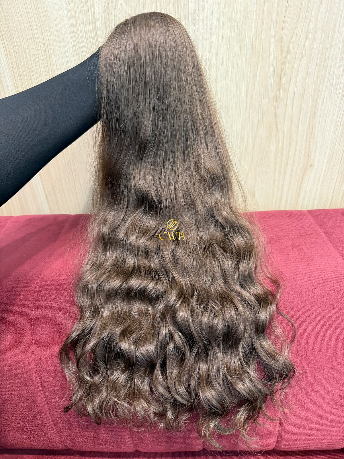 Cabelo Loiro Natural Escuro 60cm 208g Ondulado Brasileiro do Sul