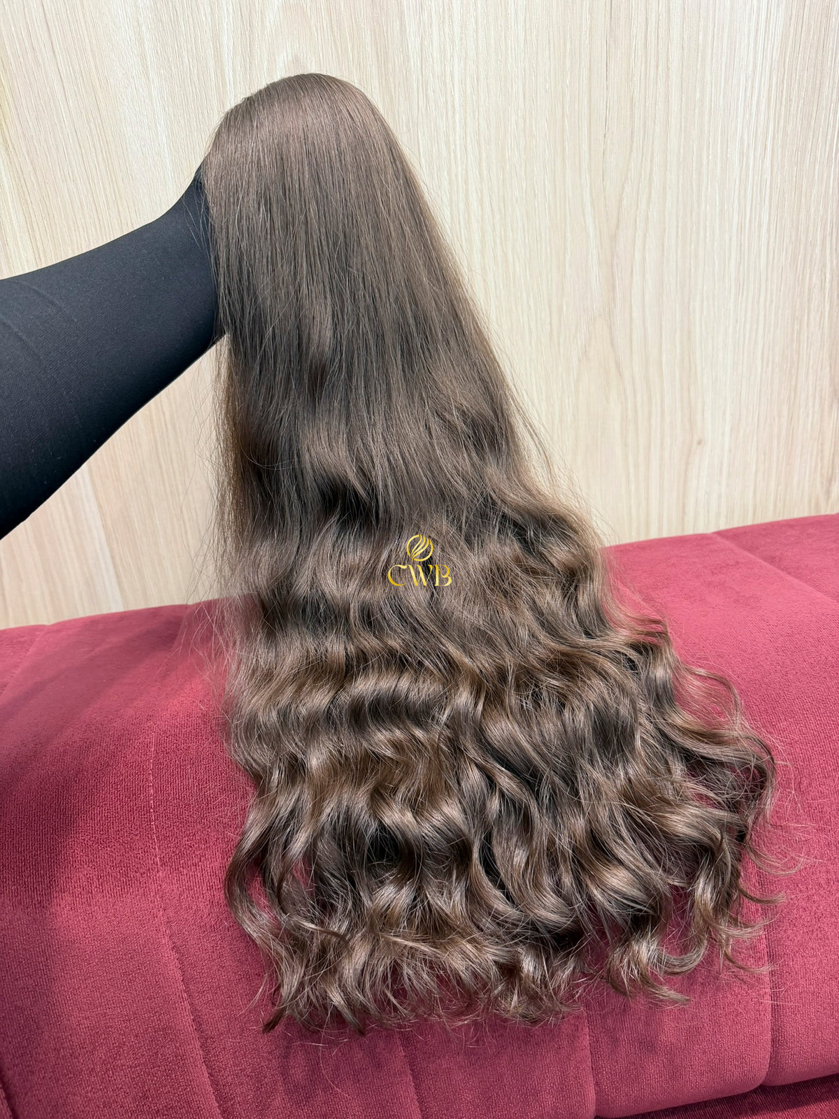 Cabelo Loiro Natural Escuro 60cm 208g Ondulado Brasileiro do Sul