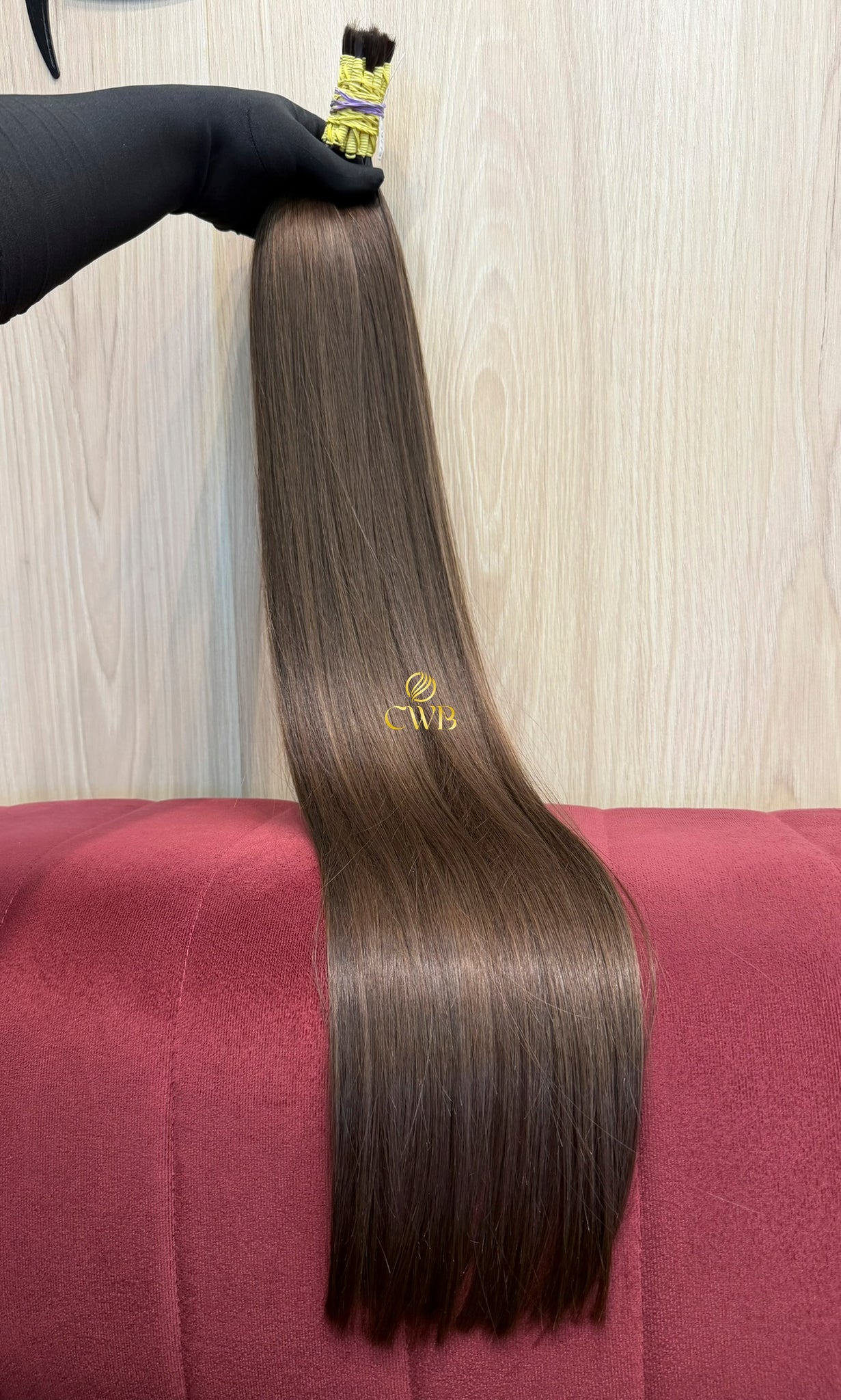 Cabelo Loiro Natural Escuro 76cm 202g Liso Brasileiro do Sul