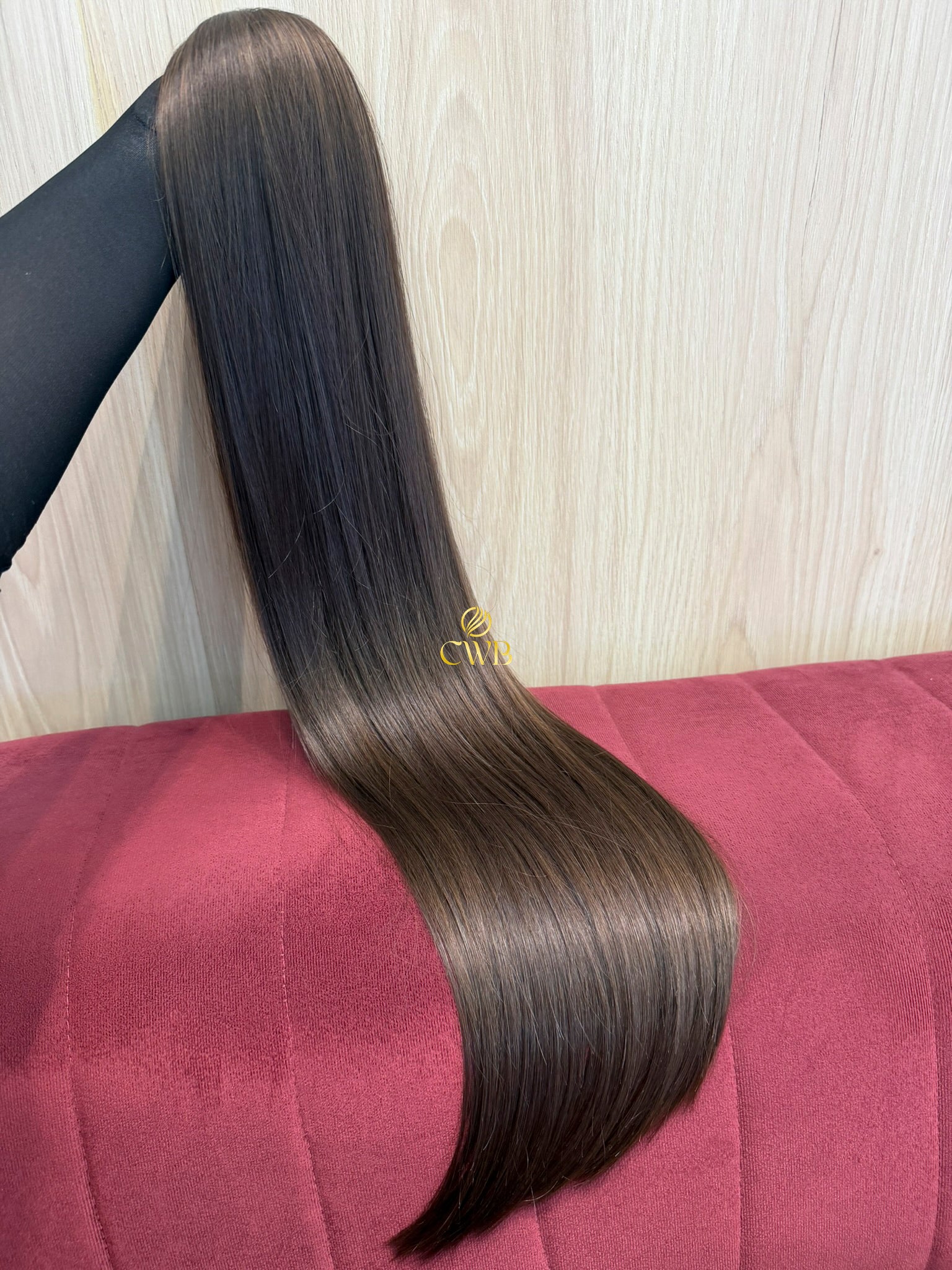 Cabelo Loiro Natural Escuro 76cm 202g Liso Brasileiro do Sul