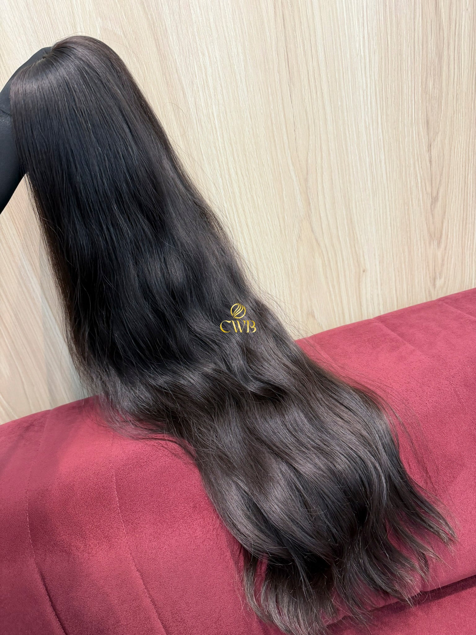 Cabelo Castanho Natural Escuro 90cm 272g Brasileiro do Sul