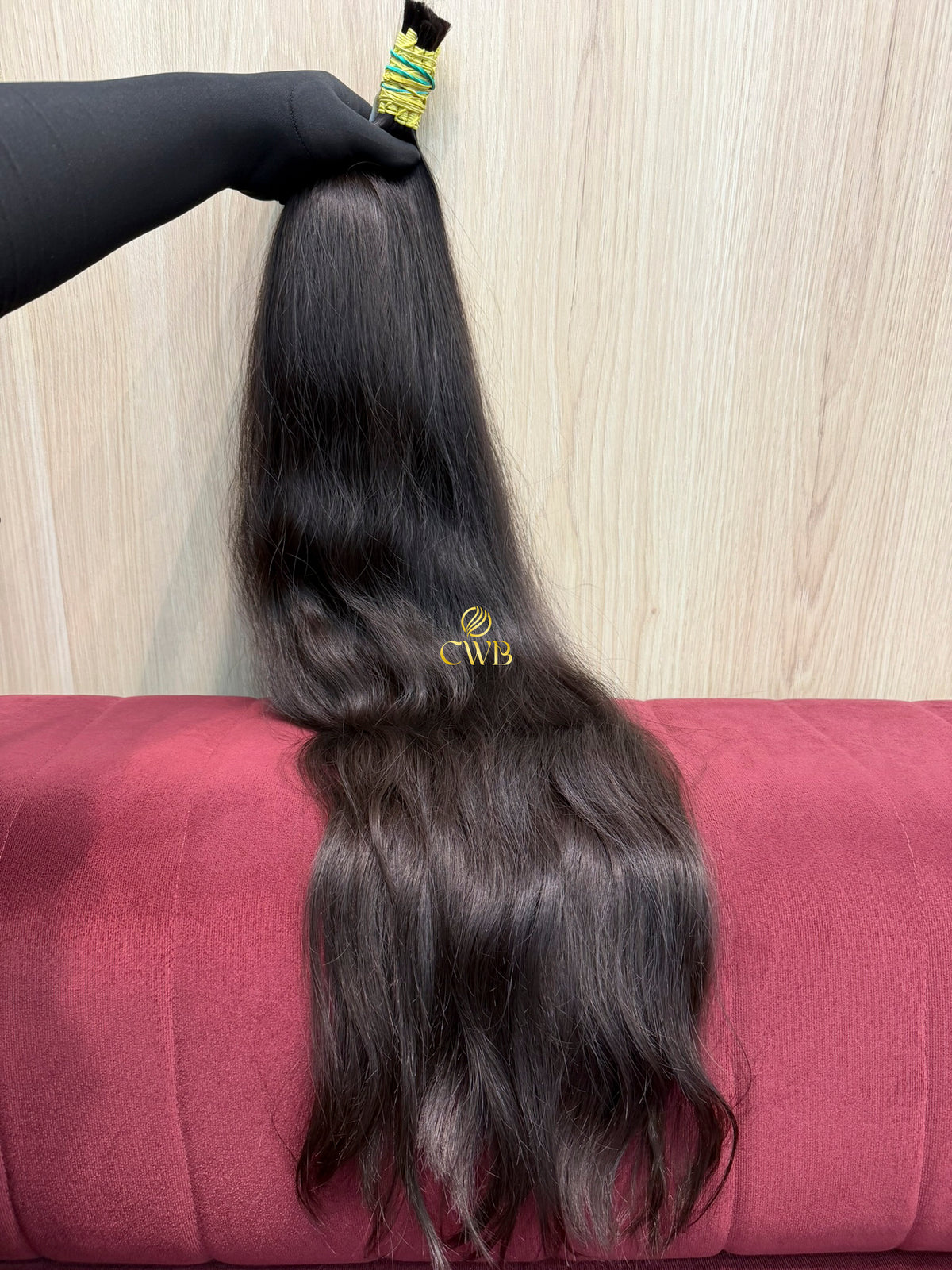 Cabelo Castanho Natural Escuro 90cm 272g Brasileiro do Sul