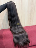 Cabelo Castanho Natural Escuro 90cm 272g Brasileiro do Sul