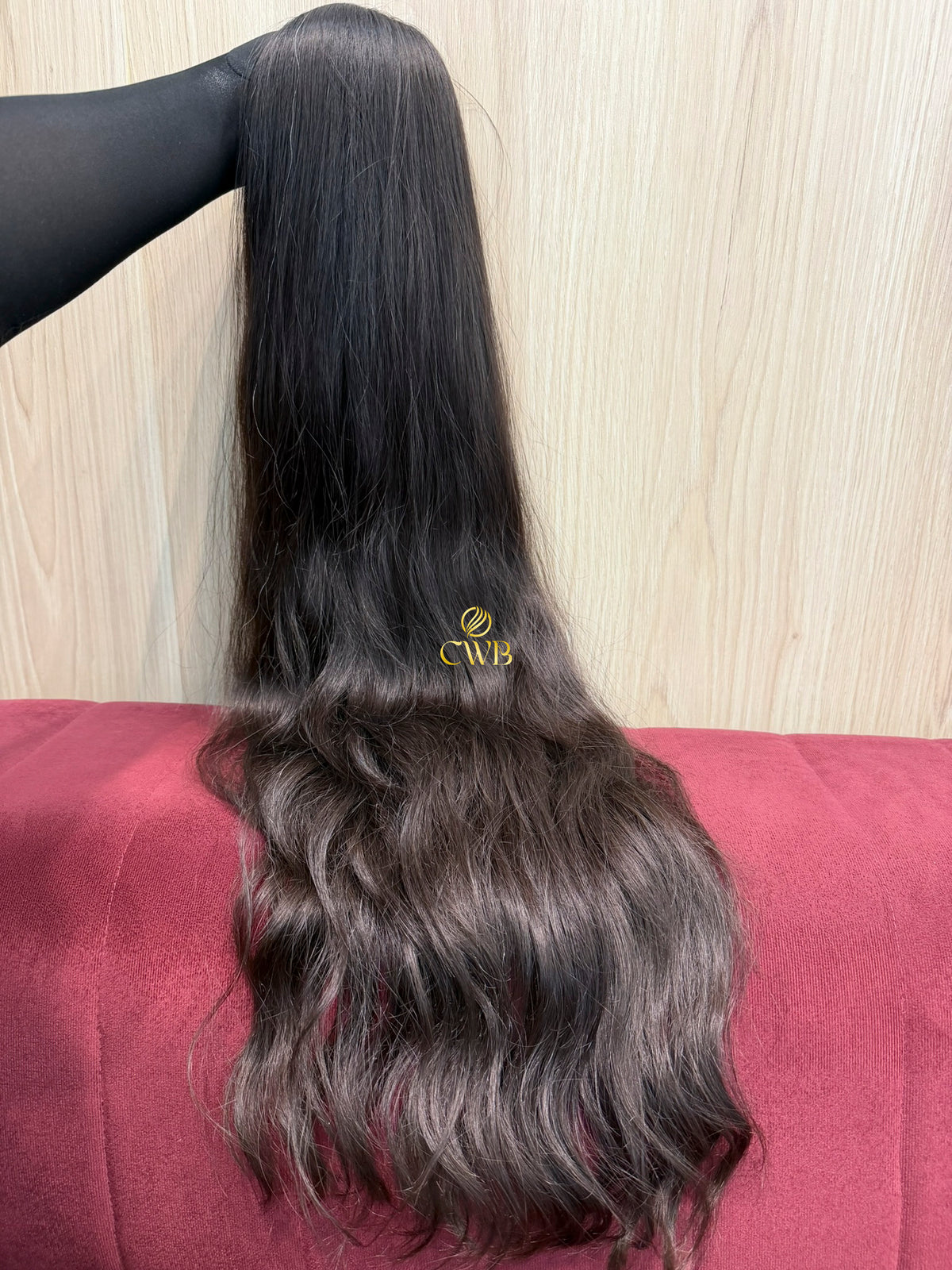 Cabelo Castanho Natural Médio 93cm 246g Brasileiro do Sul