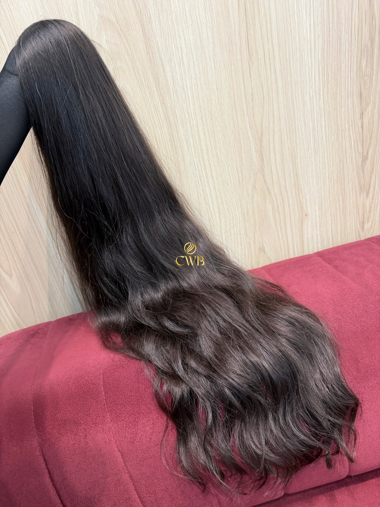 Cabelo Castanho Natural Médio 93cm 246g Brasileiro do Sul