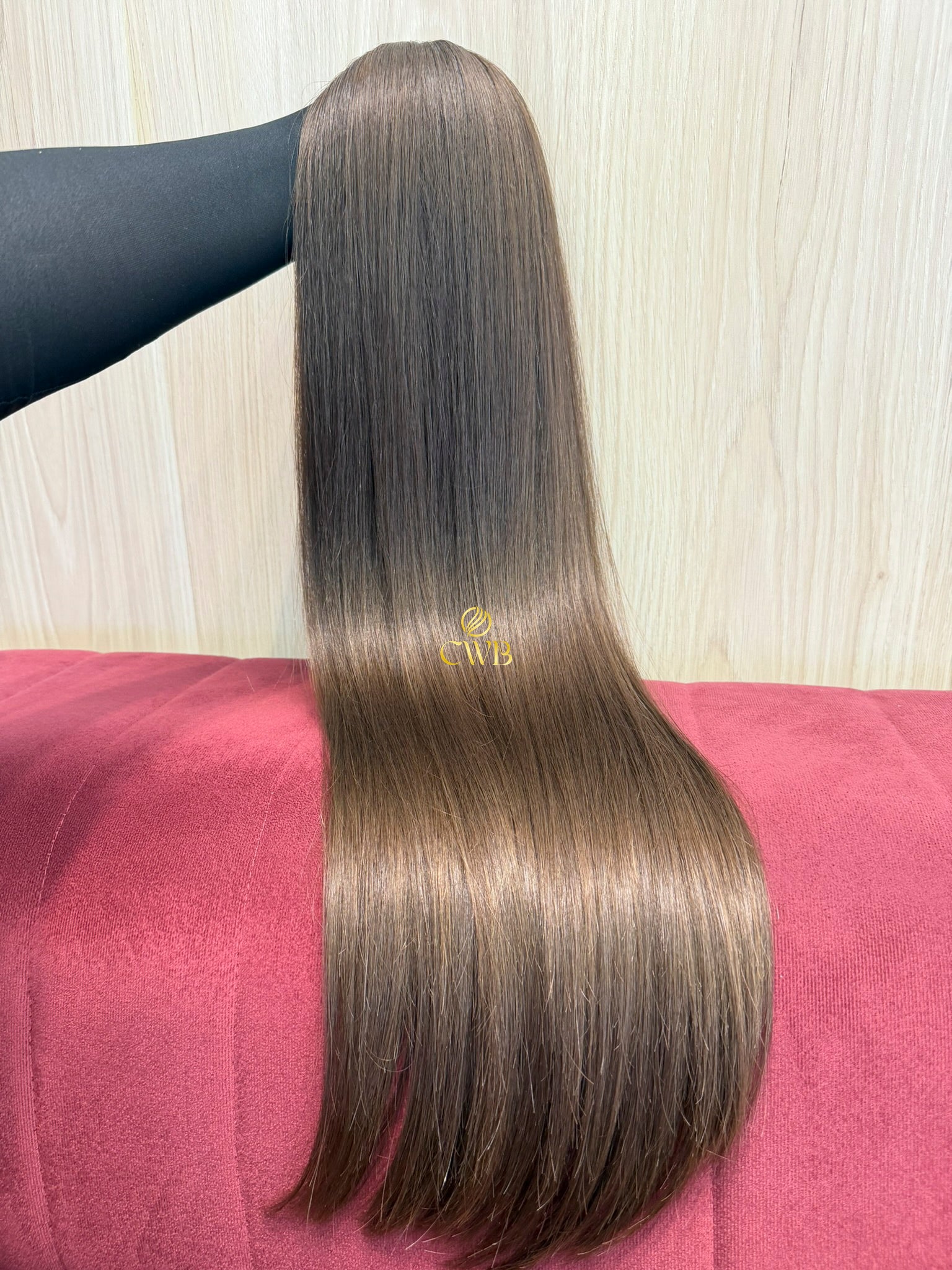 Cabelo Loiro Natural Escuro 71cm 224g Liso Brasileiro do Sul
