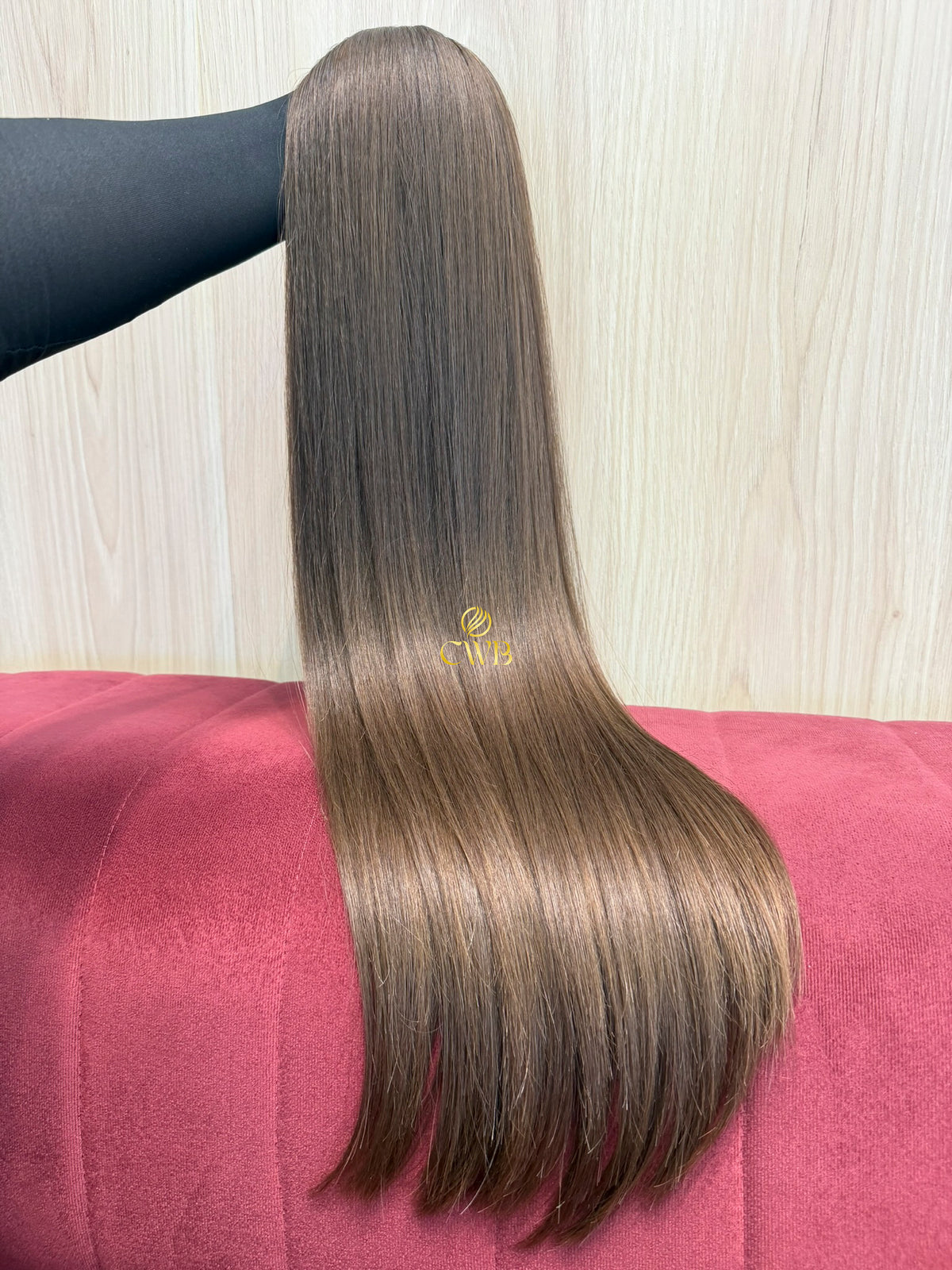 Cabelo Loiro Natural Escuro 71cm 224g Liso Brasileiro do Sul