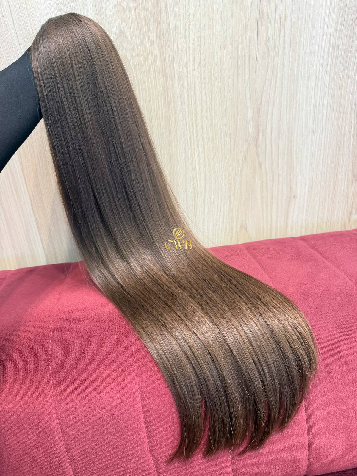 Cabelo Loiro Natural Escuro 71cm 224g Liso Brasileiro do Sul