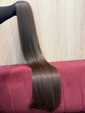 Cabelo Castanho Natural Claro 92cm 180g Brasileiro do Sul