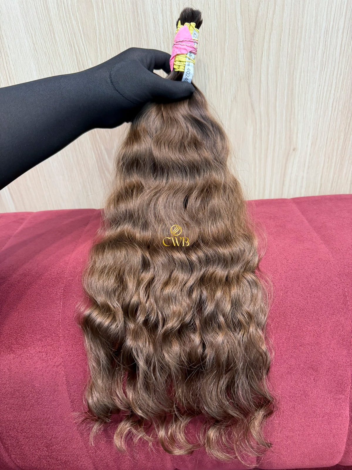 Cabelo Loiro Natural Médio 52cm 105g Cacheado Brasileiro do Sul