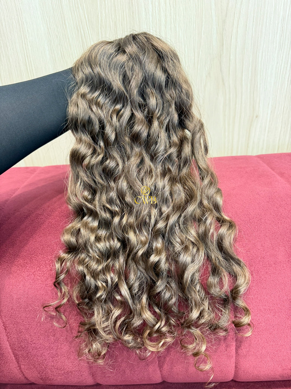 Cabelo Loiro Natural Médio 52cm 112g Cacheado Brasileiro do Sul