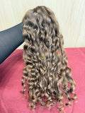 Cabelo Loiro Natural Médio 52cm 112g Cacheado Brasileiro do Sul
