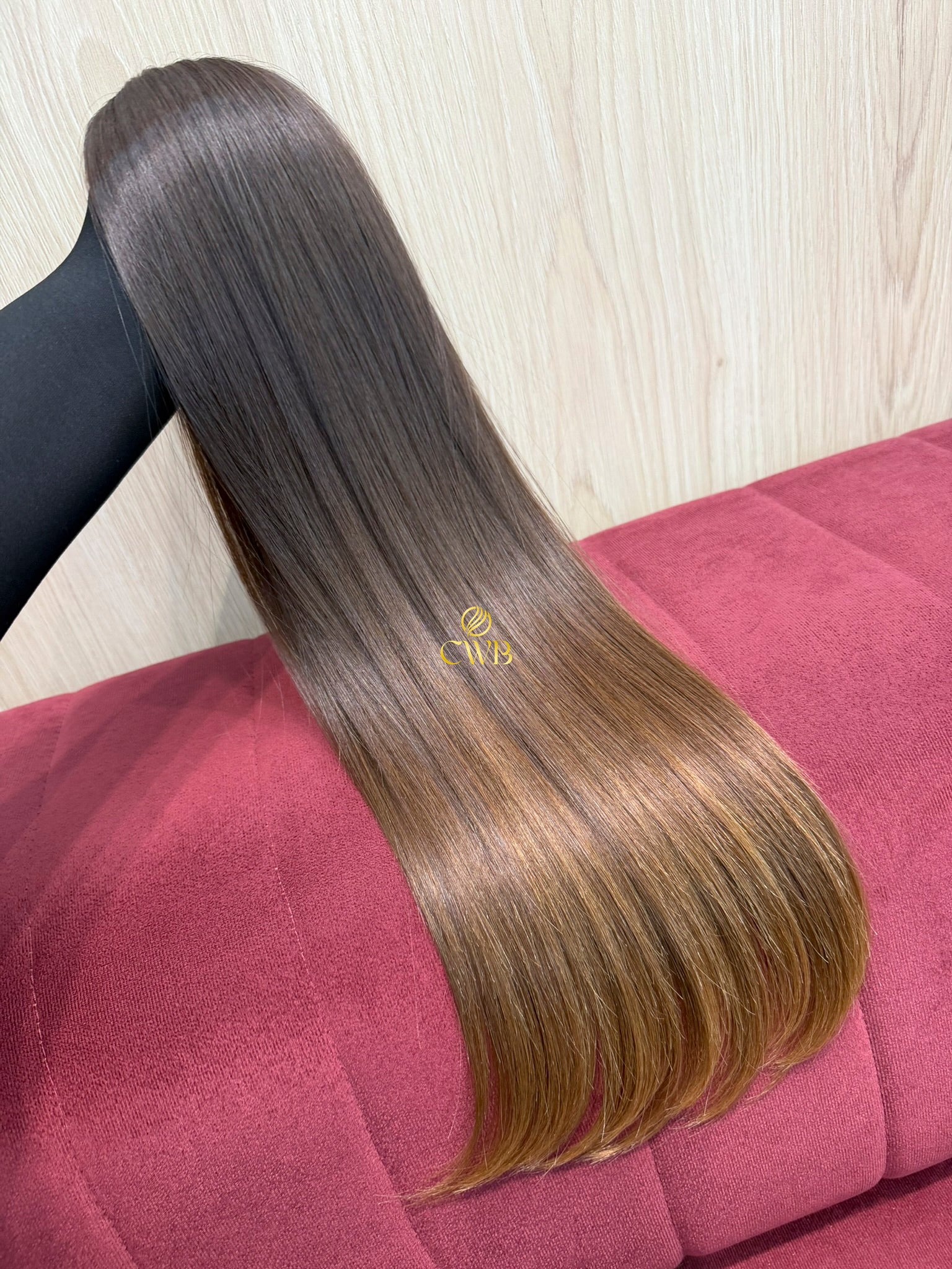 Cabelo Loiro Natural Escuro 57cm 131g Brasileiro do Sul