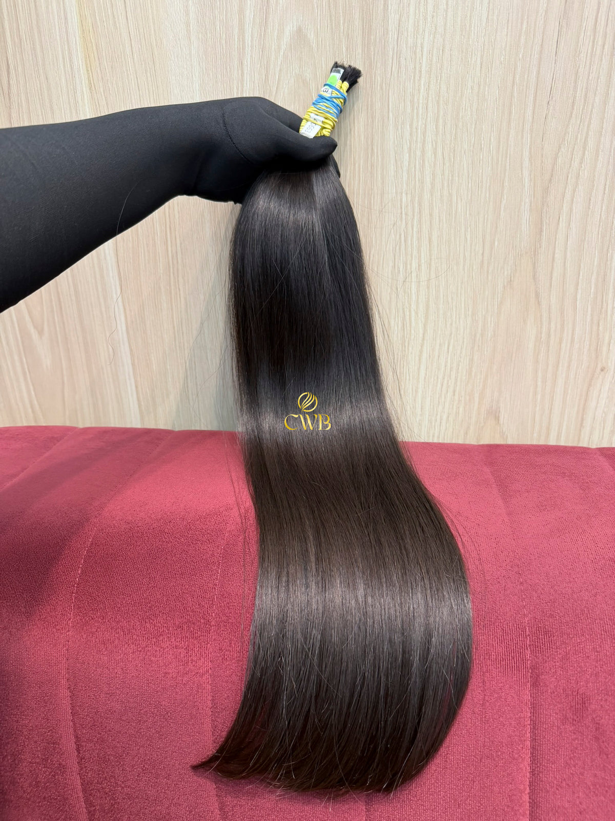 Cabelo Castanho Natural Escuro 62cm 77g Brasileiro do Sul