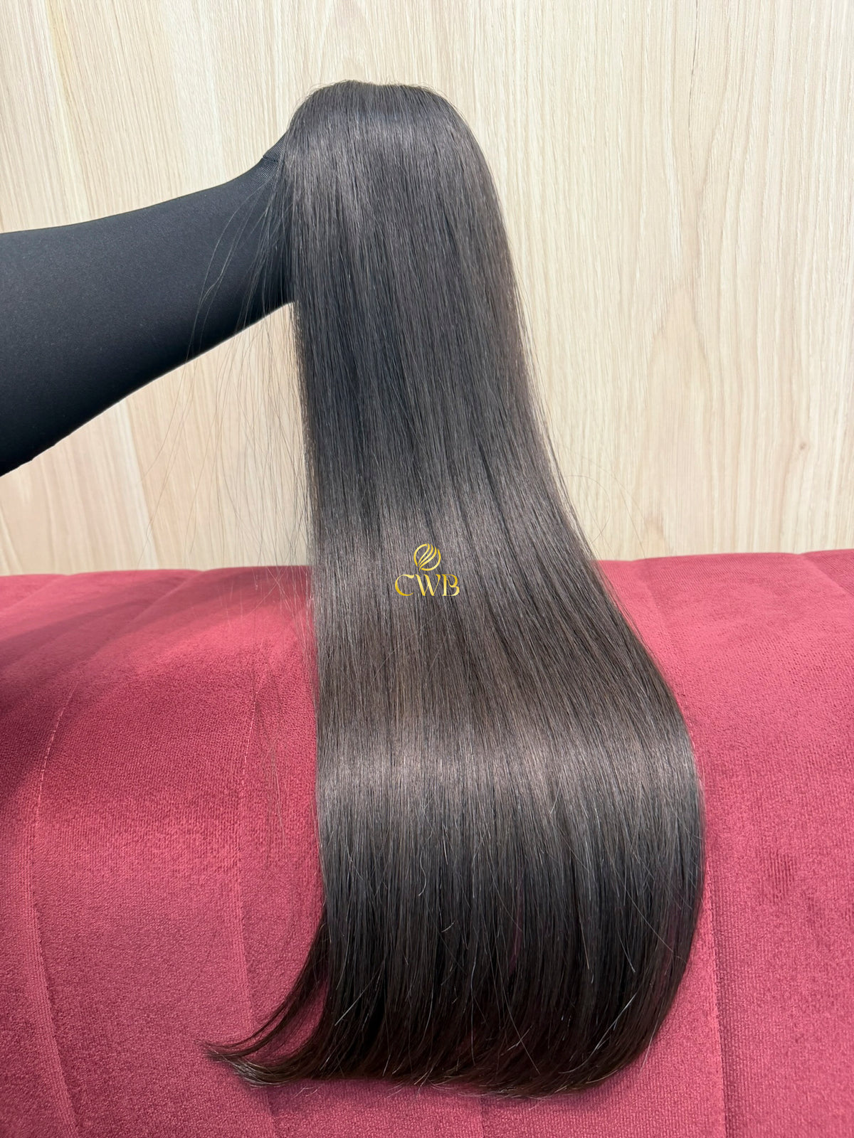 Cabelo Castanho Natural Escuro 62cm 77g Brasileiro do Sul