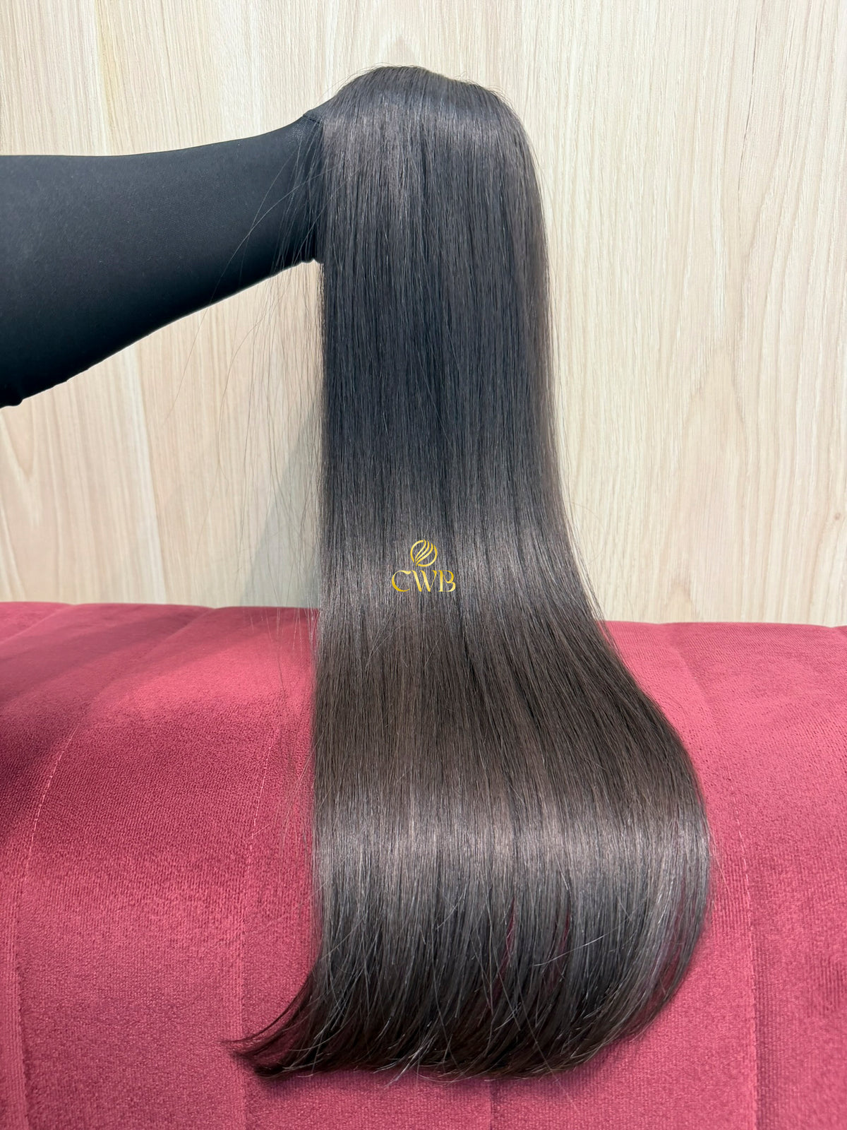 Cabelo Castanho Natural Escuro 62cm 77g Brasileiro do Sul