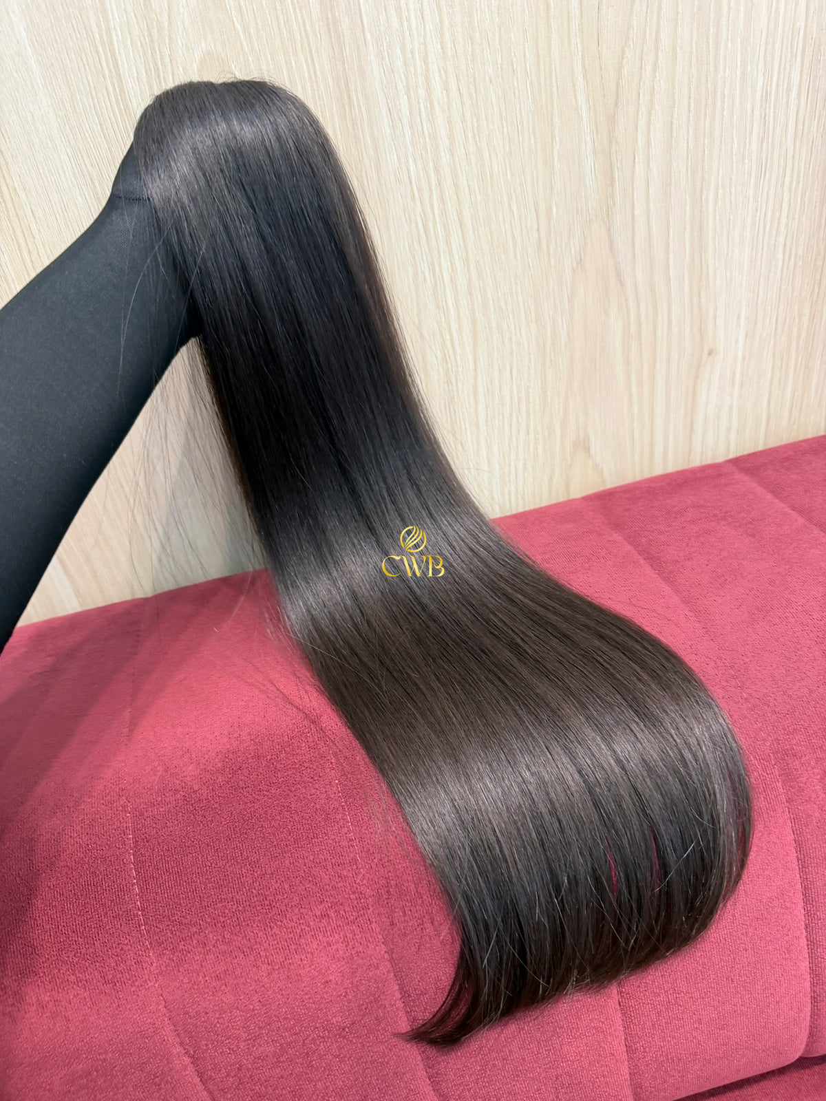 Cabelo Castanho Natural Escuro 62cm 77g Brasileiro do Sul
