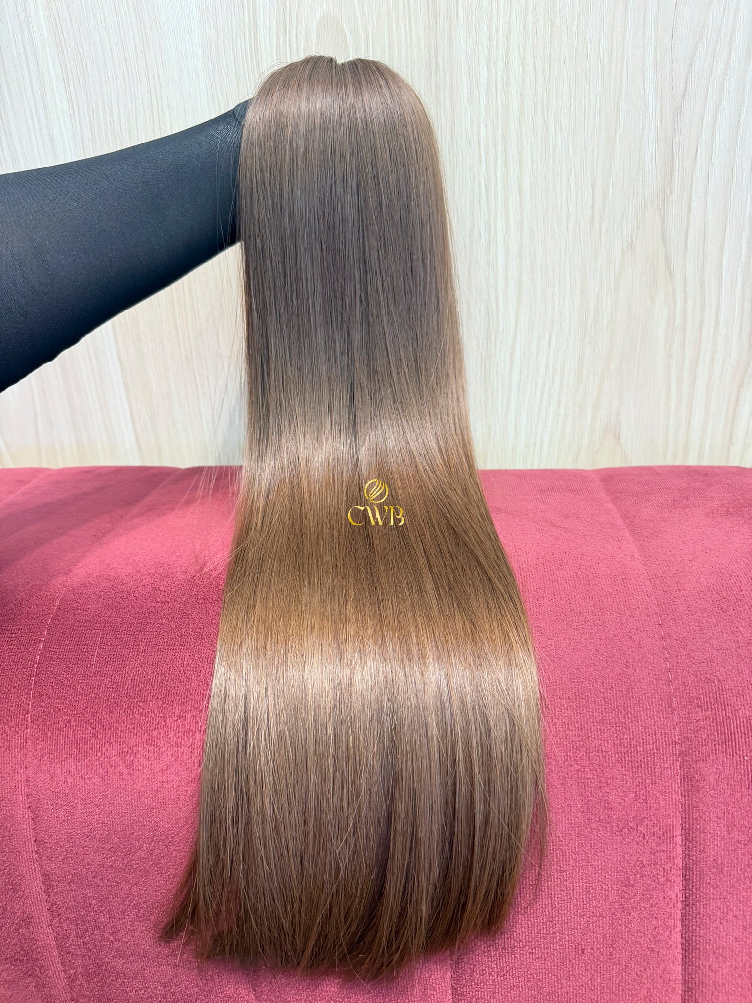 Cabelo Loiro Natural Escuro 60cm 138g Liso Brasileiro do Sul