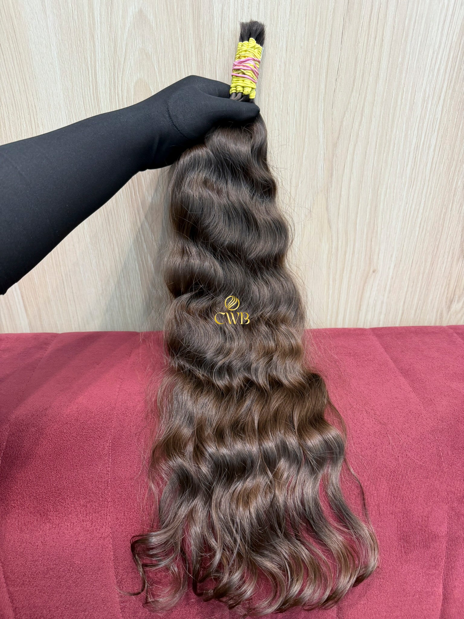 Cabelo Loiro Natural Escuro 57cm 101g Brasileiro do Sul