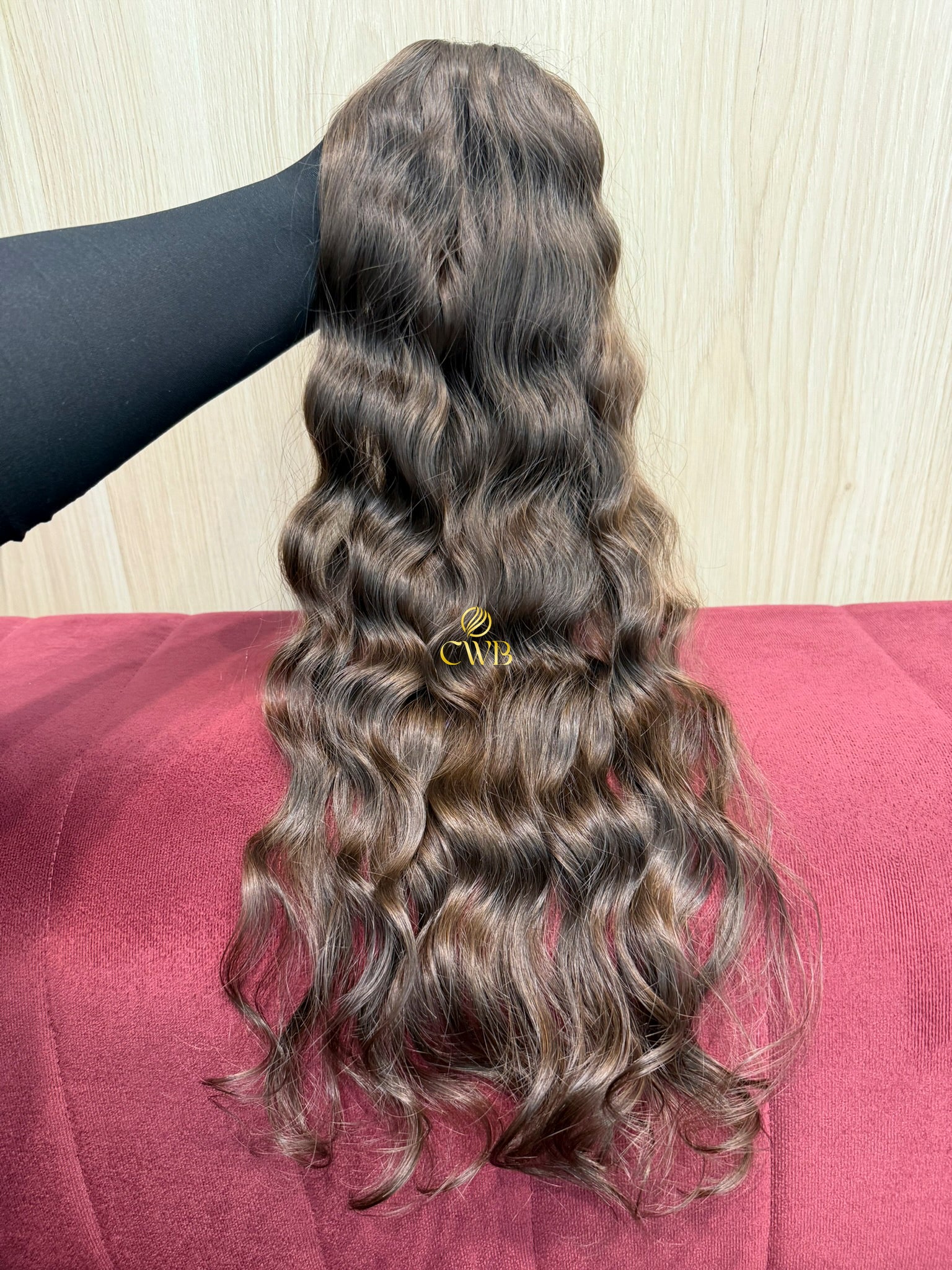 Cabelo Loiro Natural Escuro 57cm 101g Brasileiro do Sul