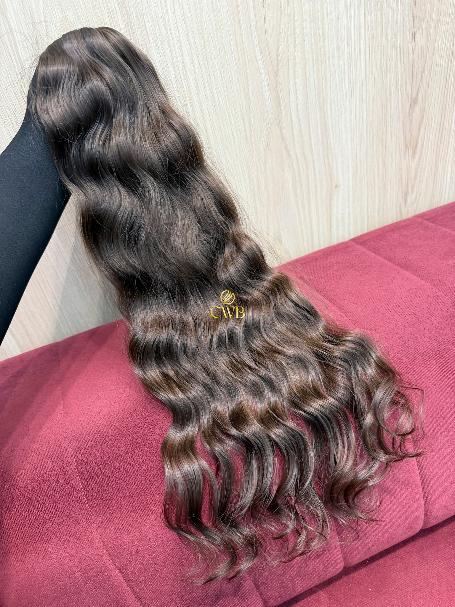 Cabelo Loiro Natural Escuro 57cm 101g Brasileiro do Sul