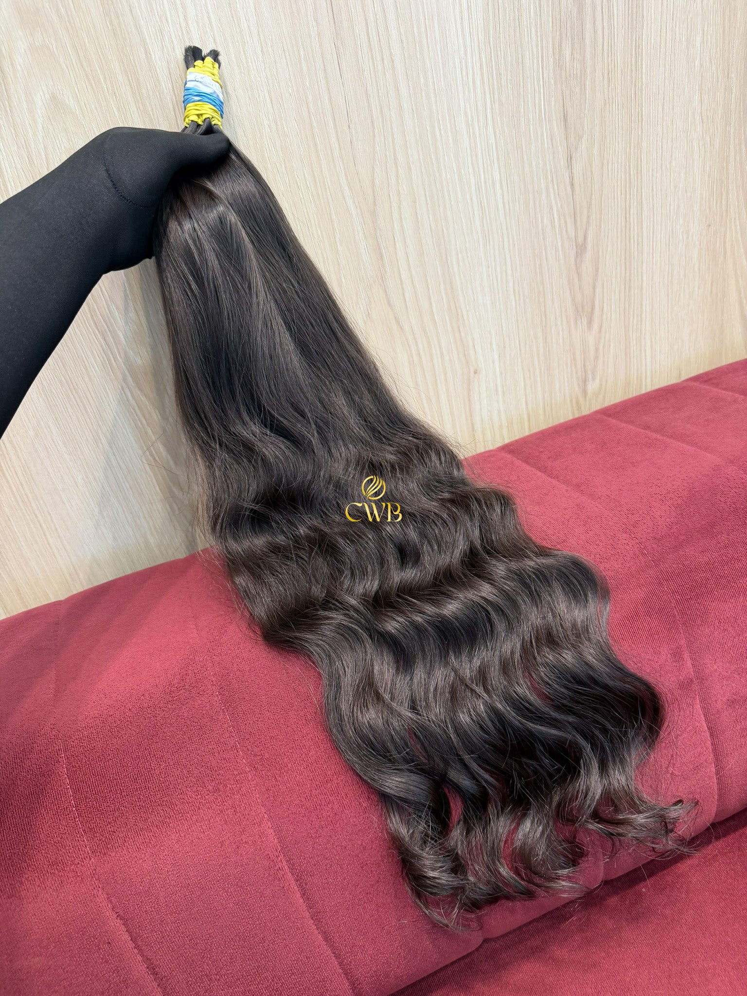 Cabelo Castanho Médio 66cm 107g Brasileiro do Sul