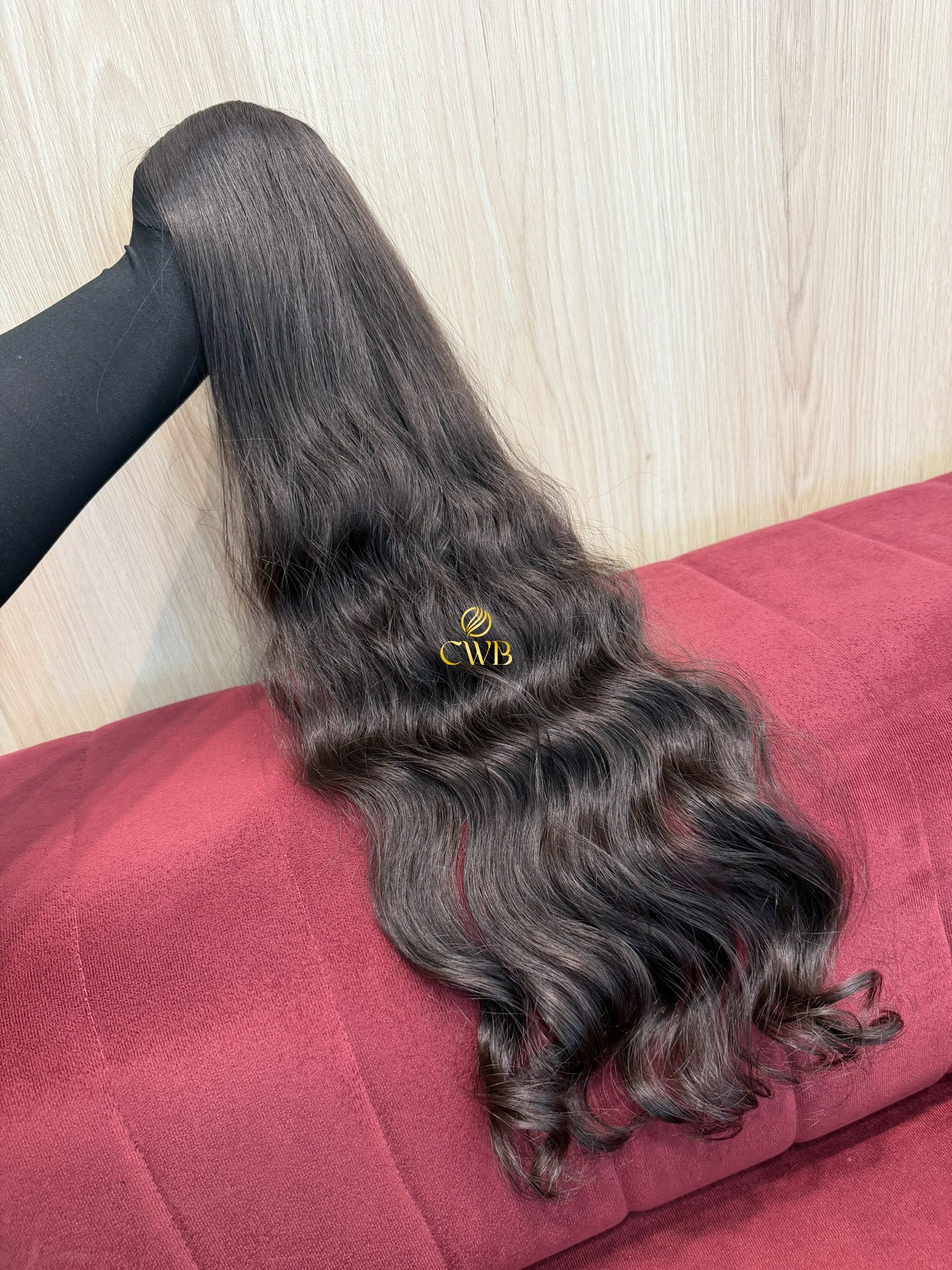 Cabelo Castanho Médio 66cm 107g Brasileiro do Sul
