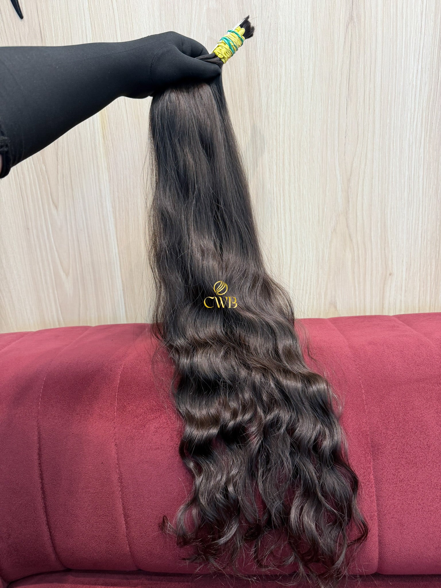 Cabelo Castanho Médio 75cm 113g Brasileiro do Sul