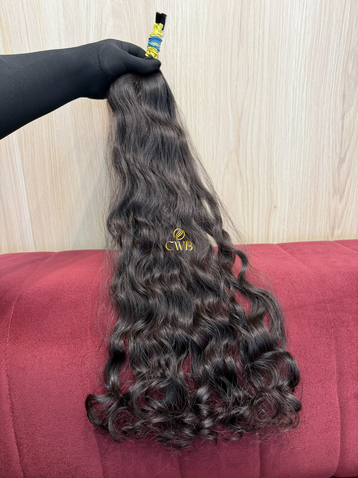 Cabelo Castanho Escuro 62cm 67g Brasileiro do Sul