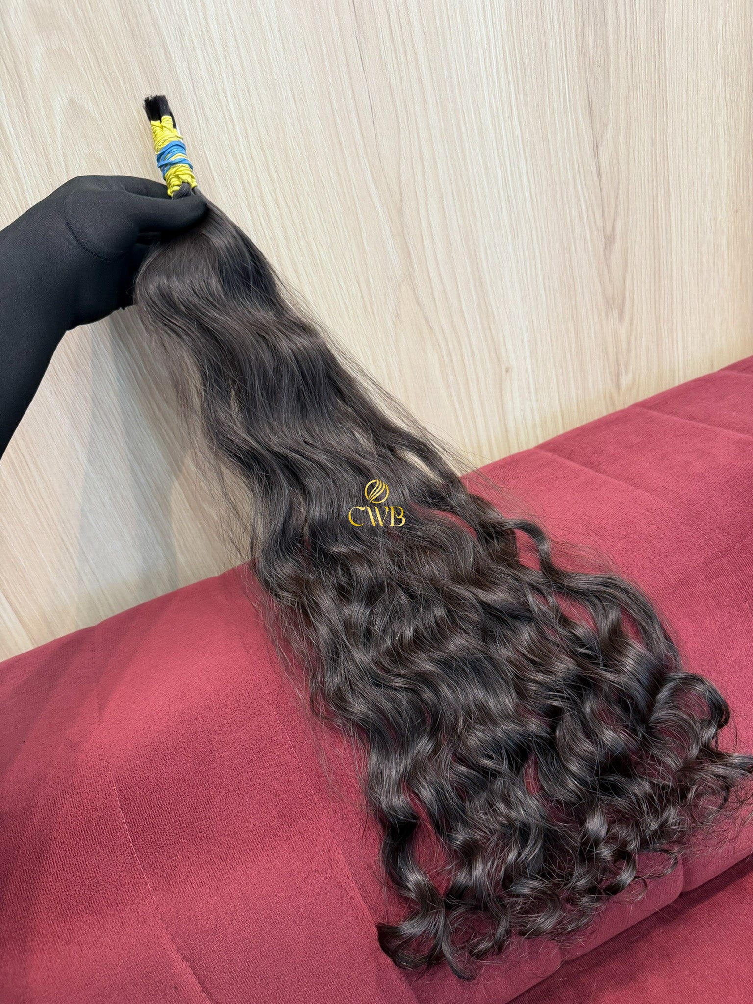 Cabelo Castanho Escuro 62cm 67g Brasileiro do Sul