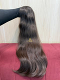 Cabelo Castanho Claro 64cm 128g Brasileiro do Sul