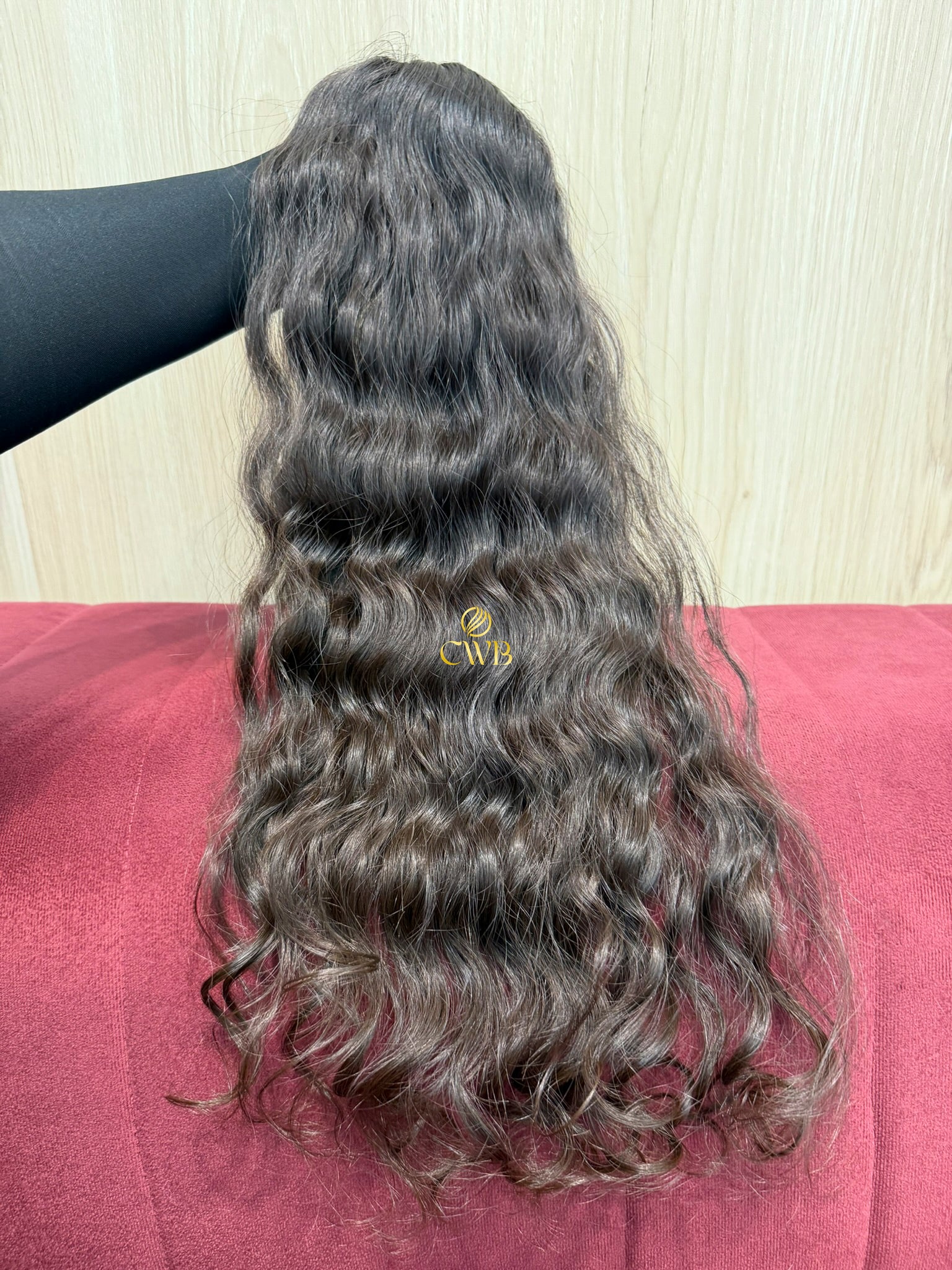 Cabelo Castanho Natural Claro 56cm 87g Brasileiro do Sul