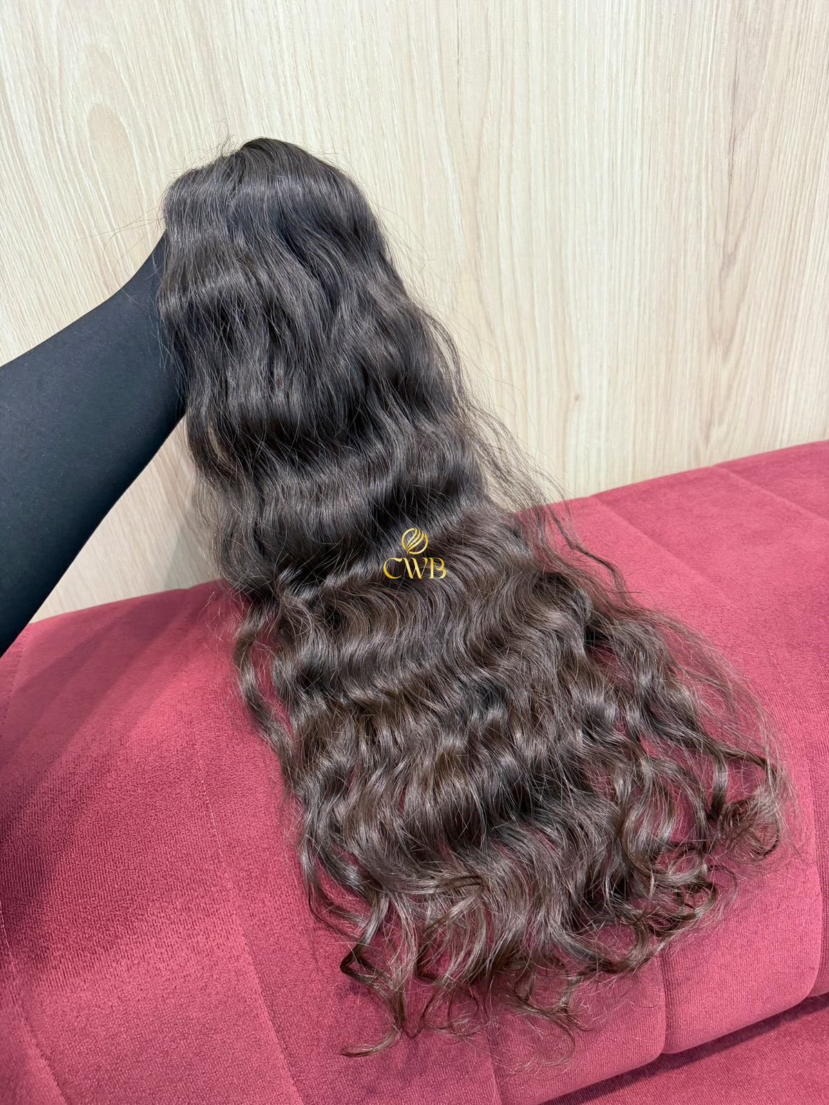Cabelo Castanho Natural Claro 56cm 87g Brasileiro do Sul