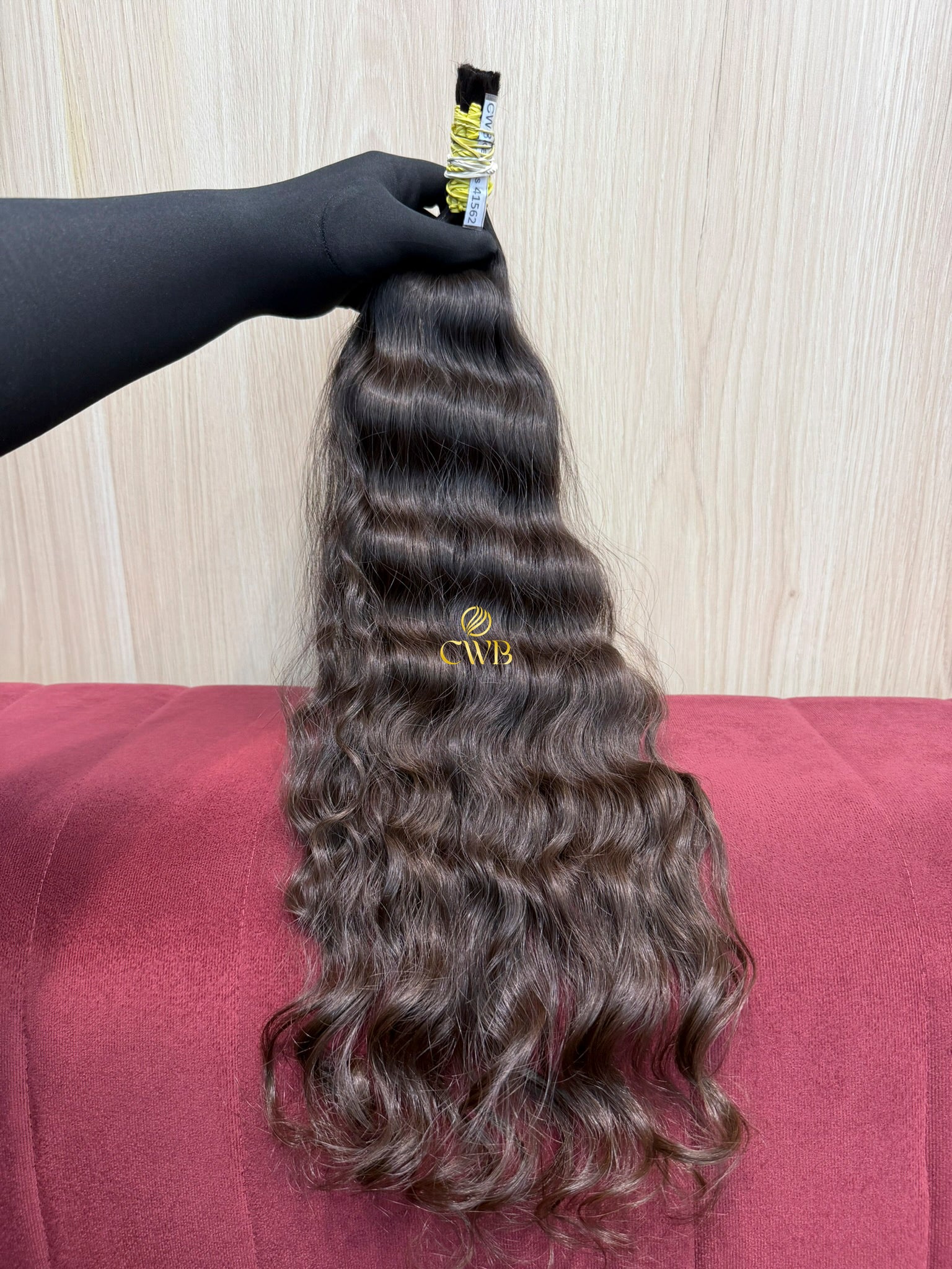 Cabelo Castanho Natural Claro 56cm 87g Brasileiro do Sul