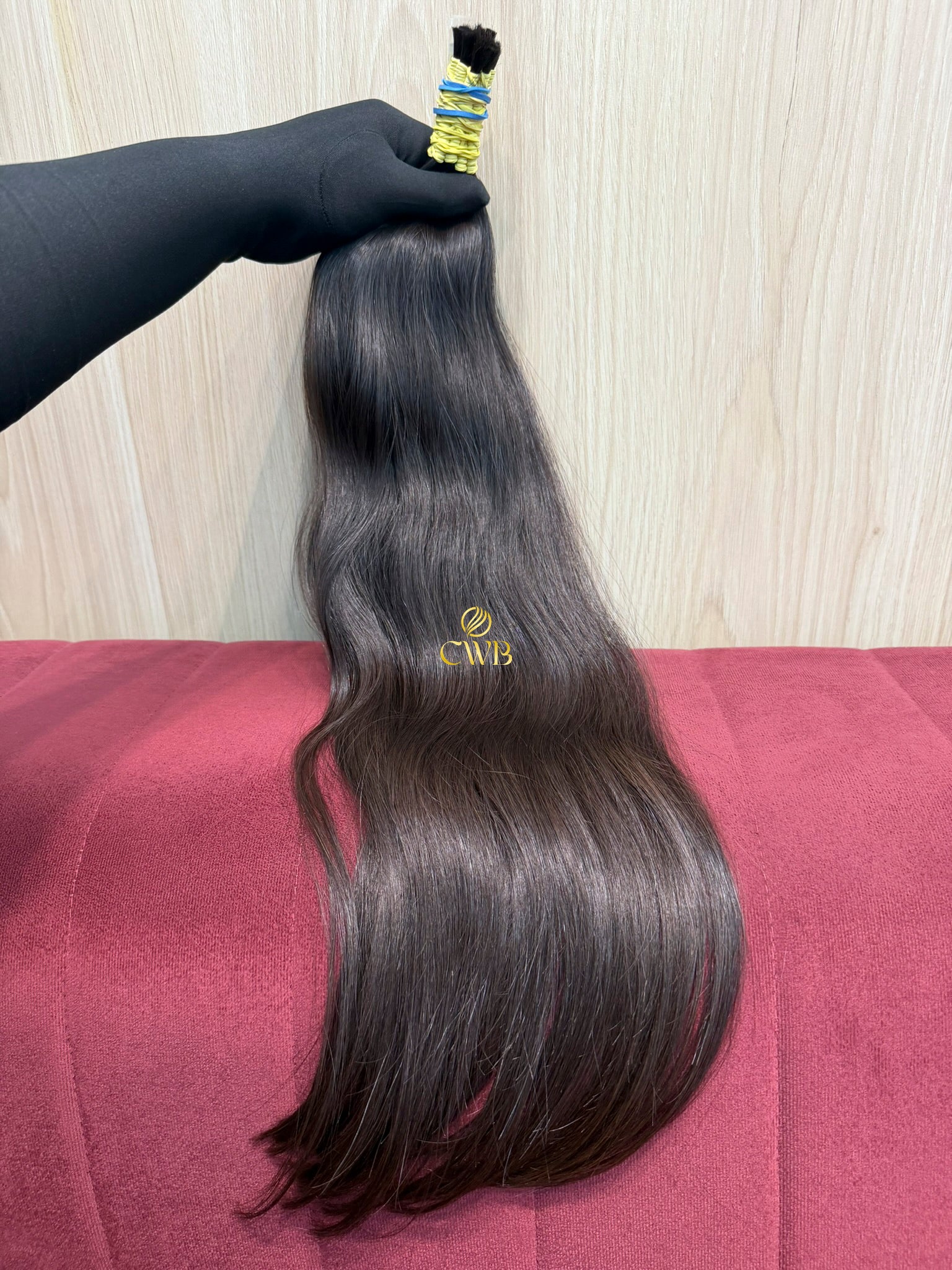 Cabelo Castanho Natural Médio 64cm 98g Brasileiro do Sul