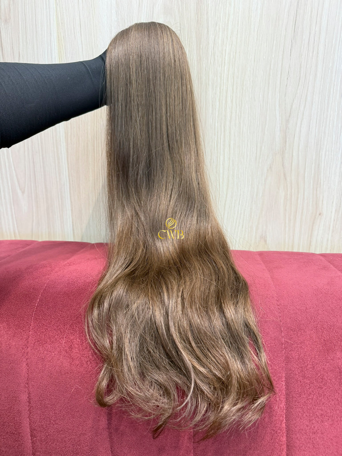 Cabelo Loiro Natural Médio 68cm 161g Ondulado Brasileiro do Sul