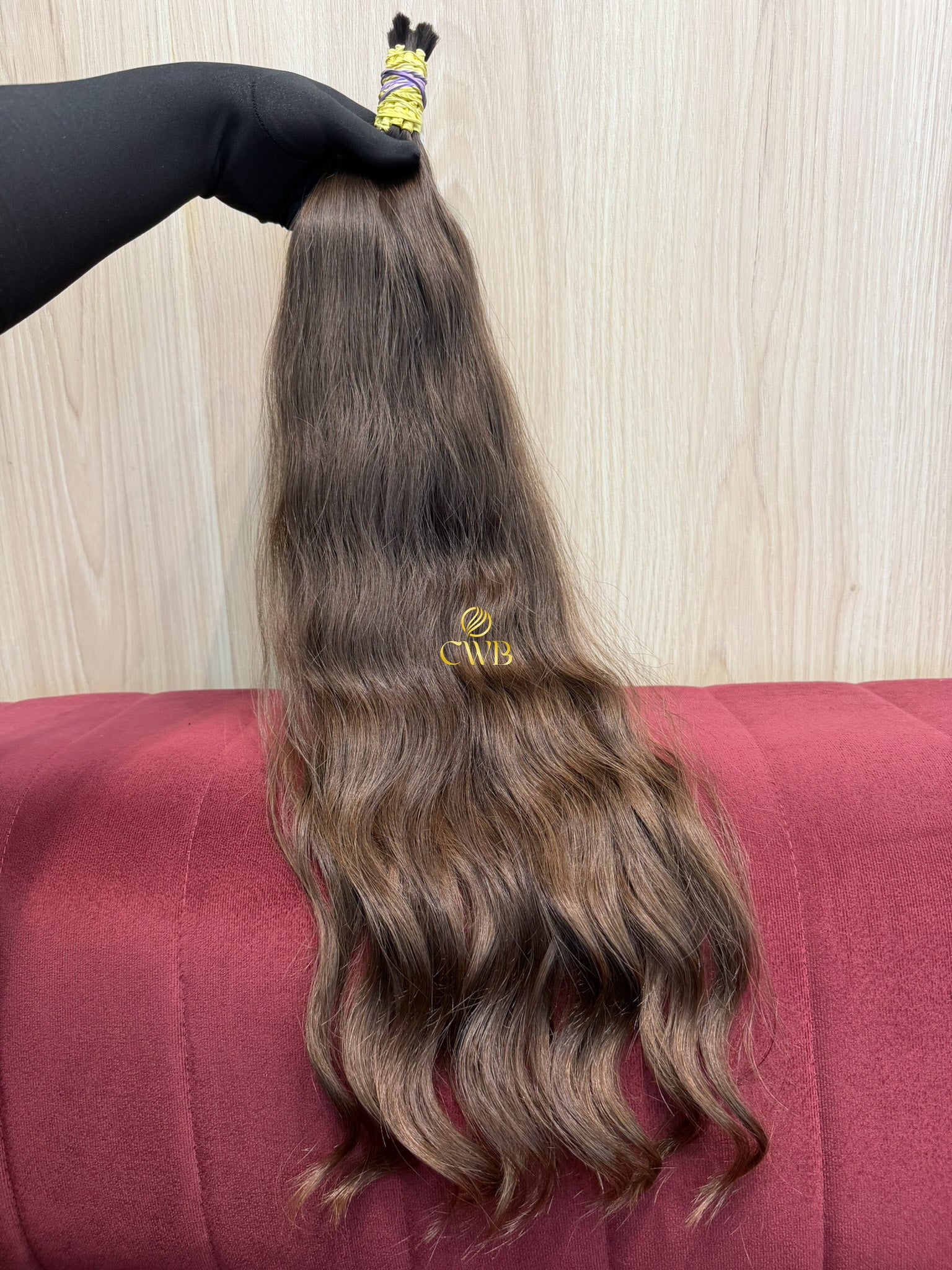 Cabelo Loiro Natural Escuro 68cm 139g Brasileiro do Sul