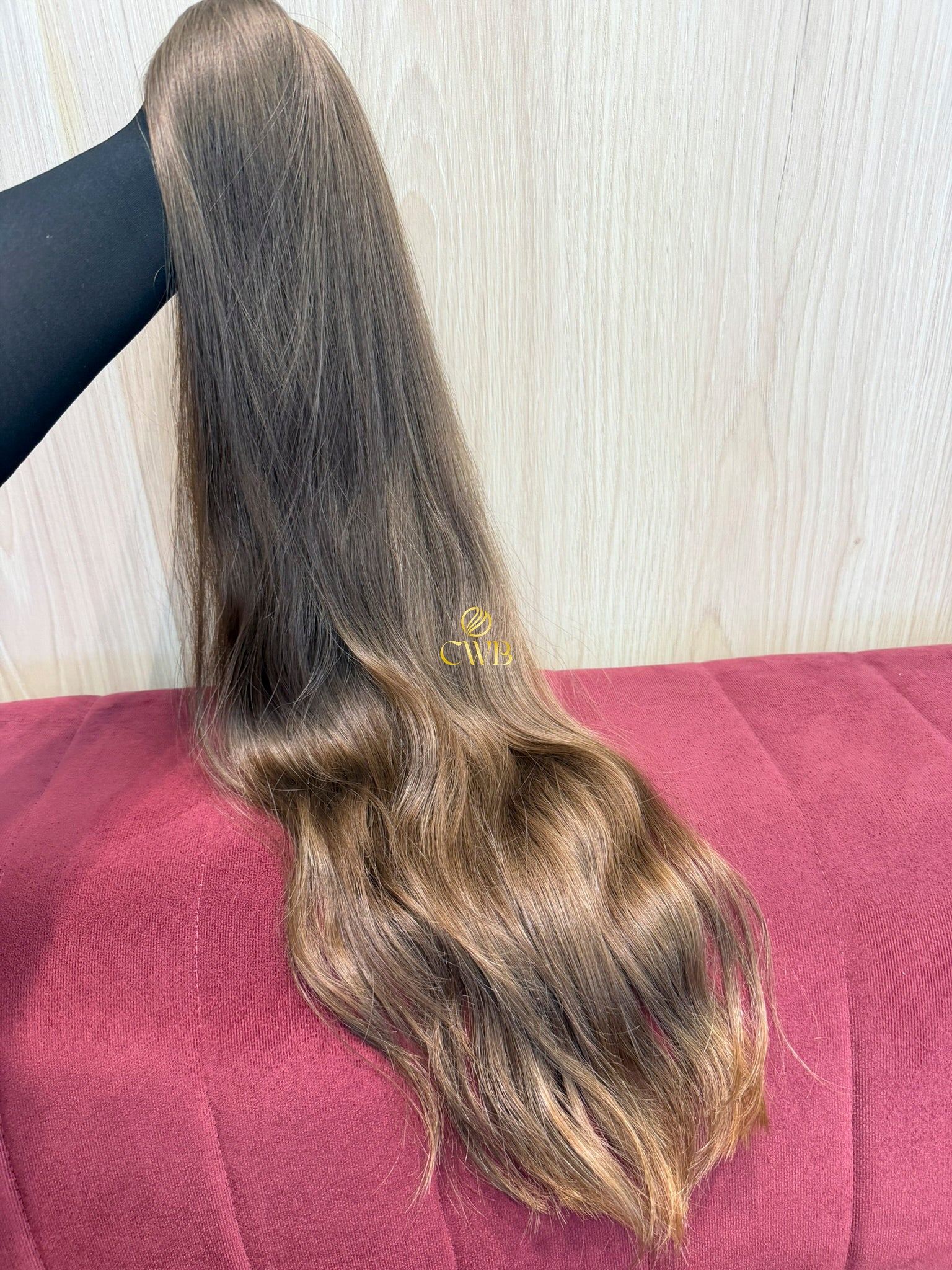 Cabelo Loiro Natural Médio 72cm 141g Ondulado Brasileiro do Sul