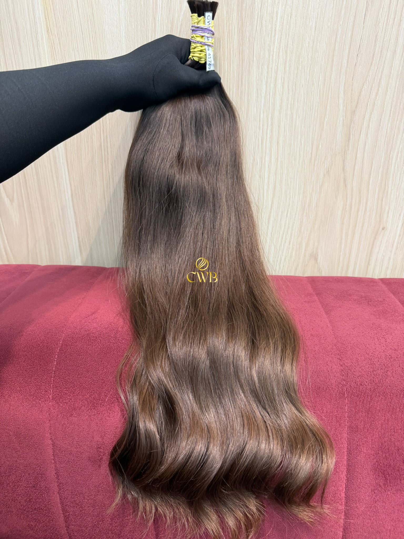 Cabelo Loiro Natural Escuro 62cm 145g Brasileiro do Sul