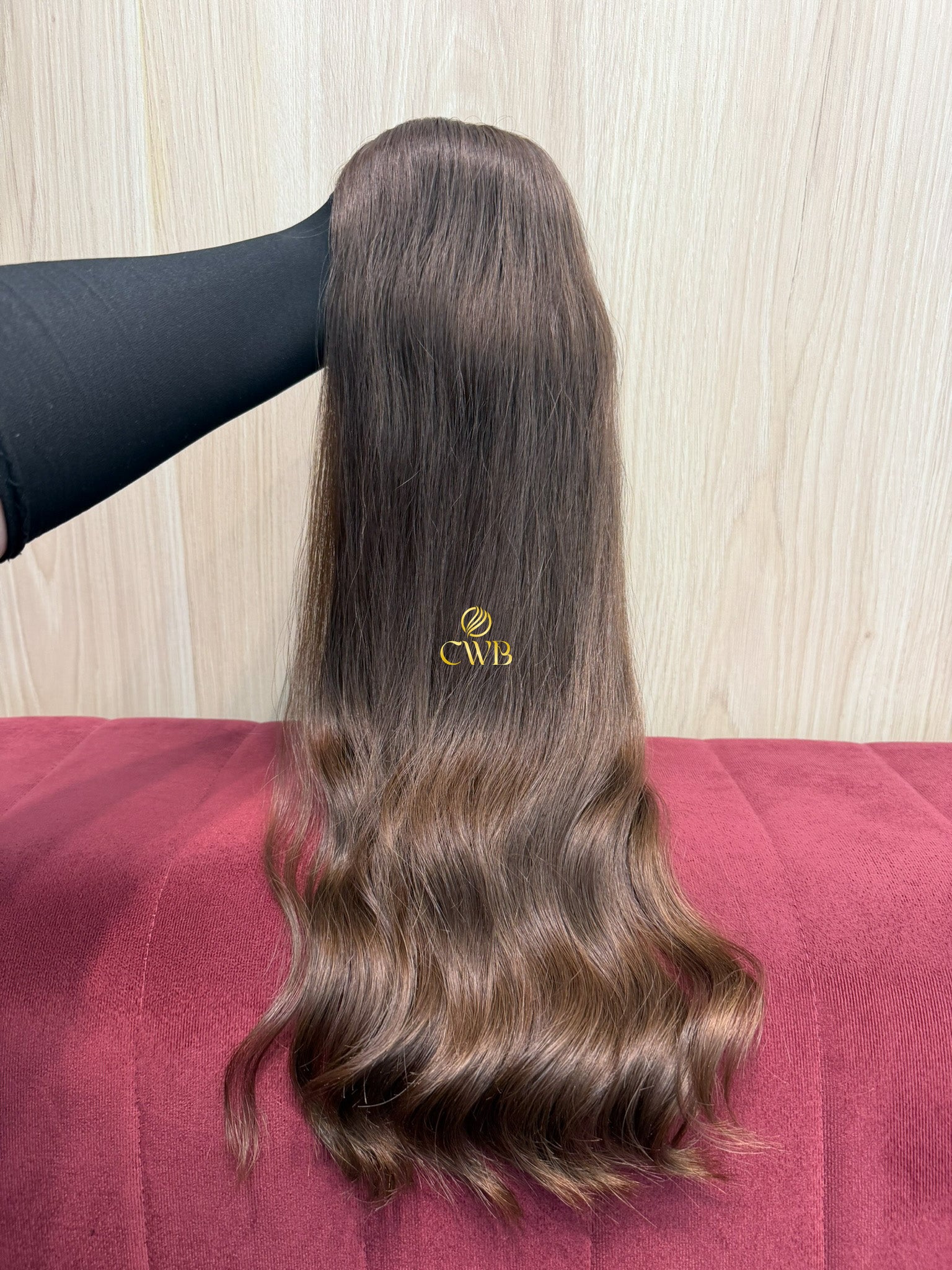 Cabelo Loiro Natural Escuro 62cm 145g Brasileiro do Sul