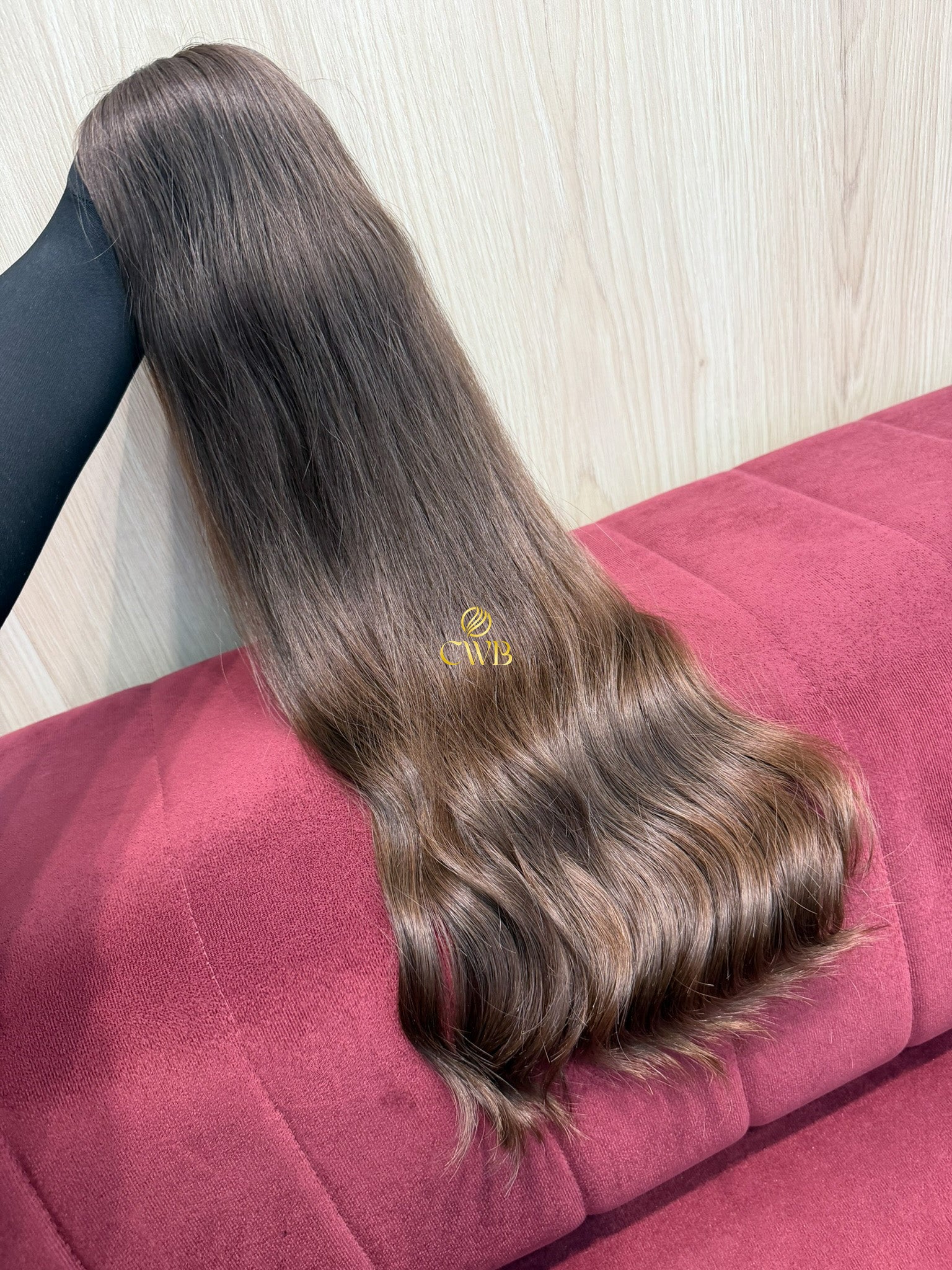 Cabelo Loiro Natural Escuro 62cm 145g Brasileiro do Sul