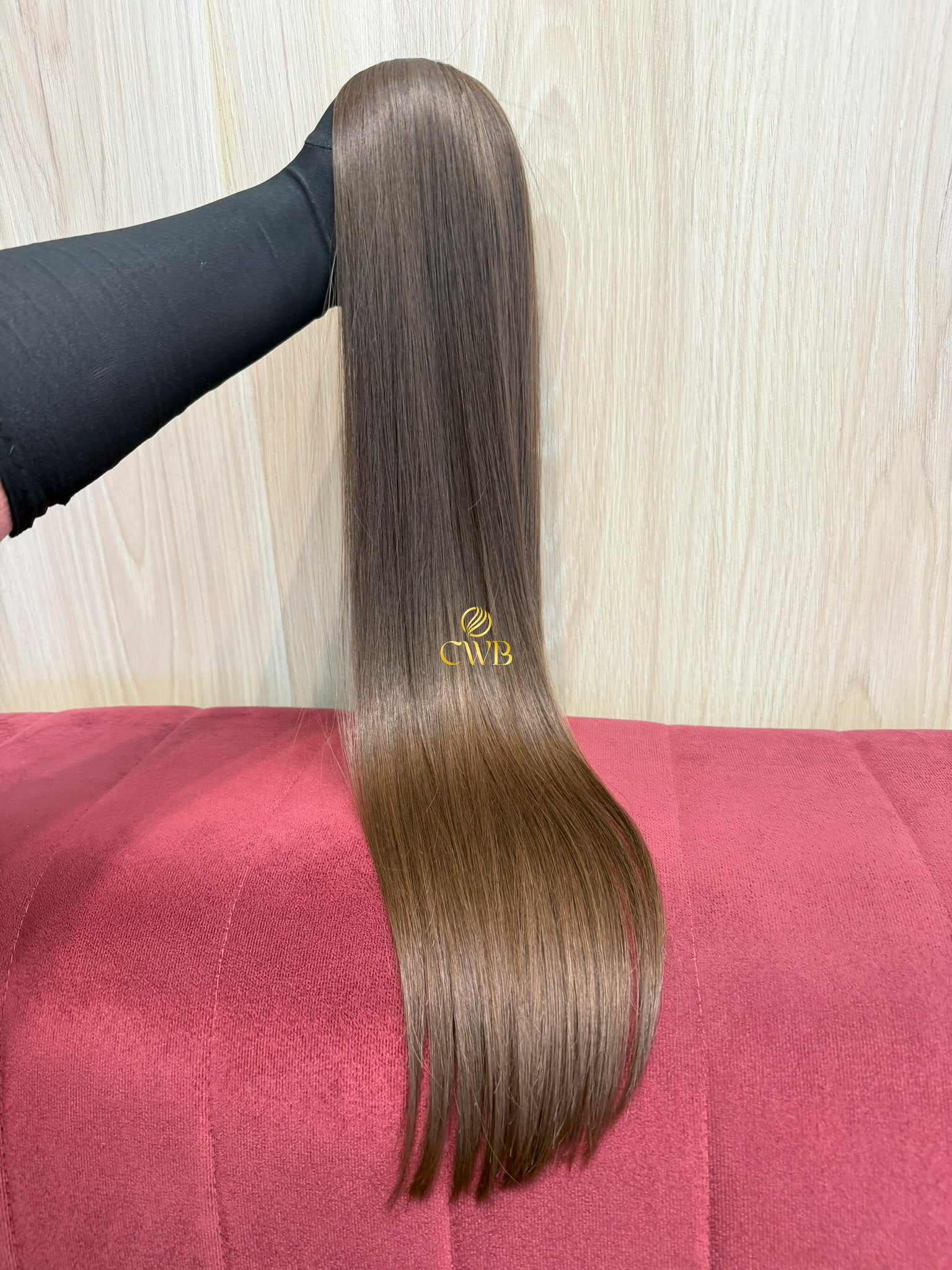 Cabelo Loiro Natural Escuro 65cm 73g Liso Brasileiro do Sul