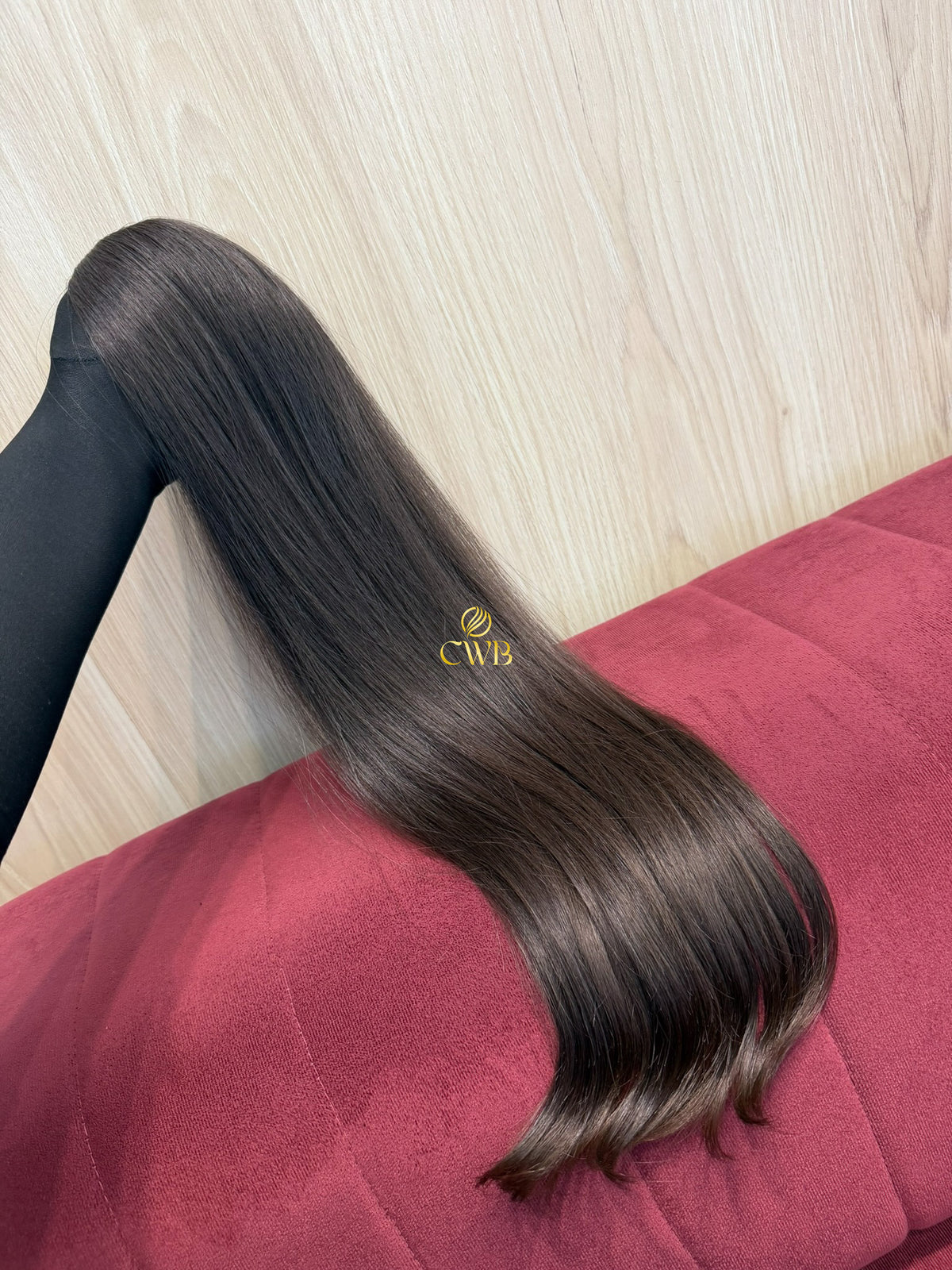 Cabelo Castanho Claro 64cm 90g Brasileiro do Sul