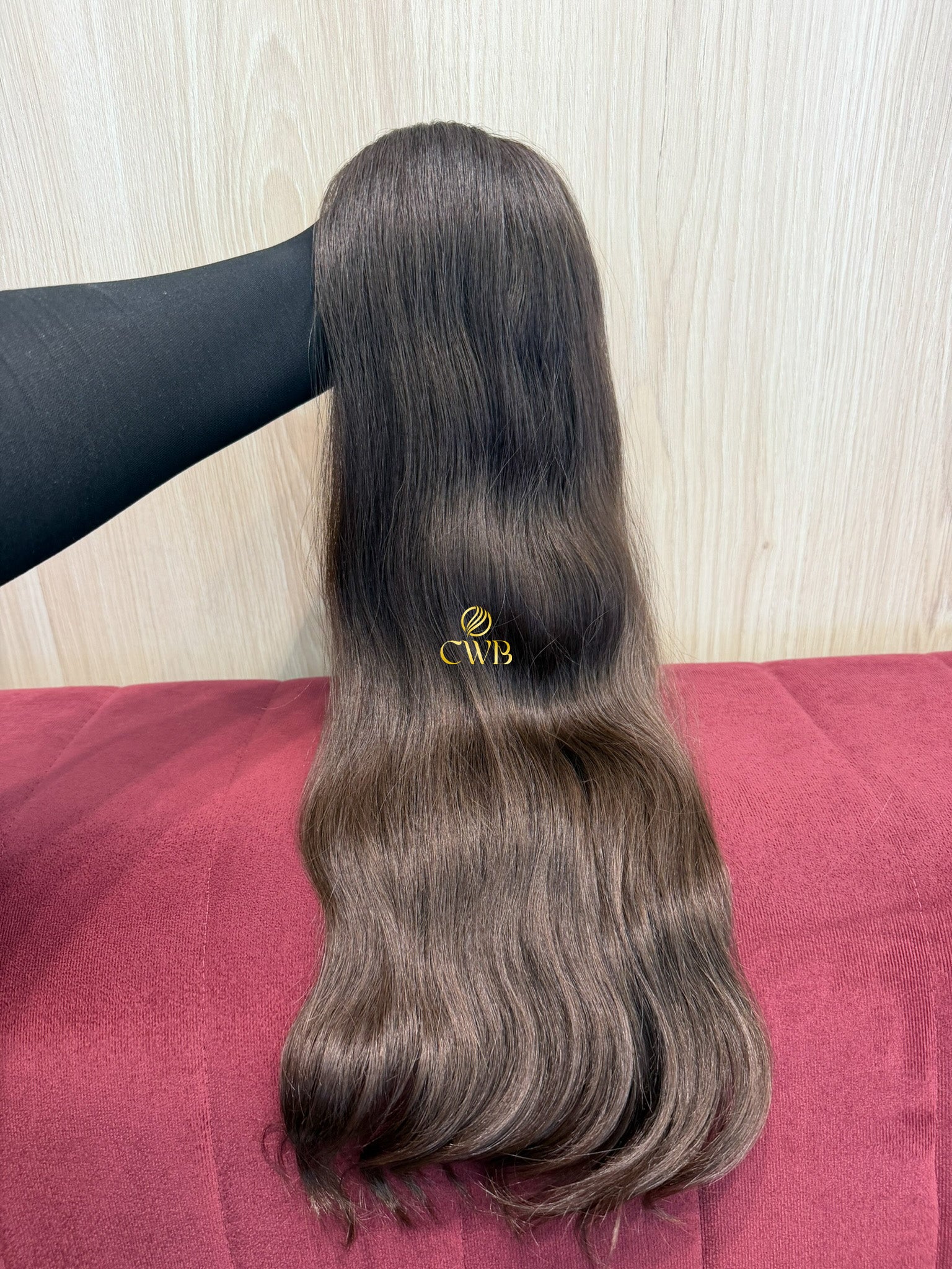 Cabelo Castanho Médio 61cm 113g Brasileiro do Sul