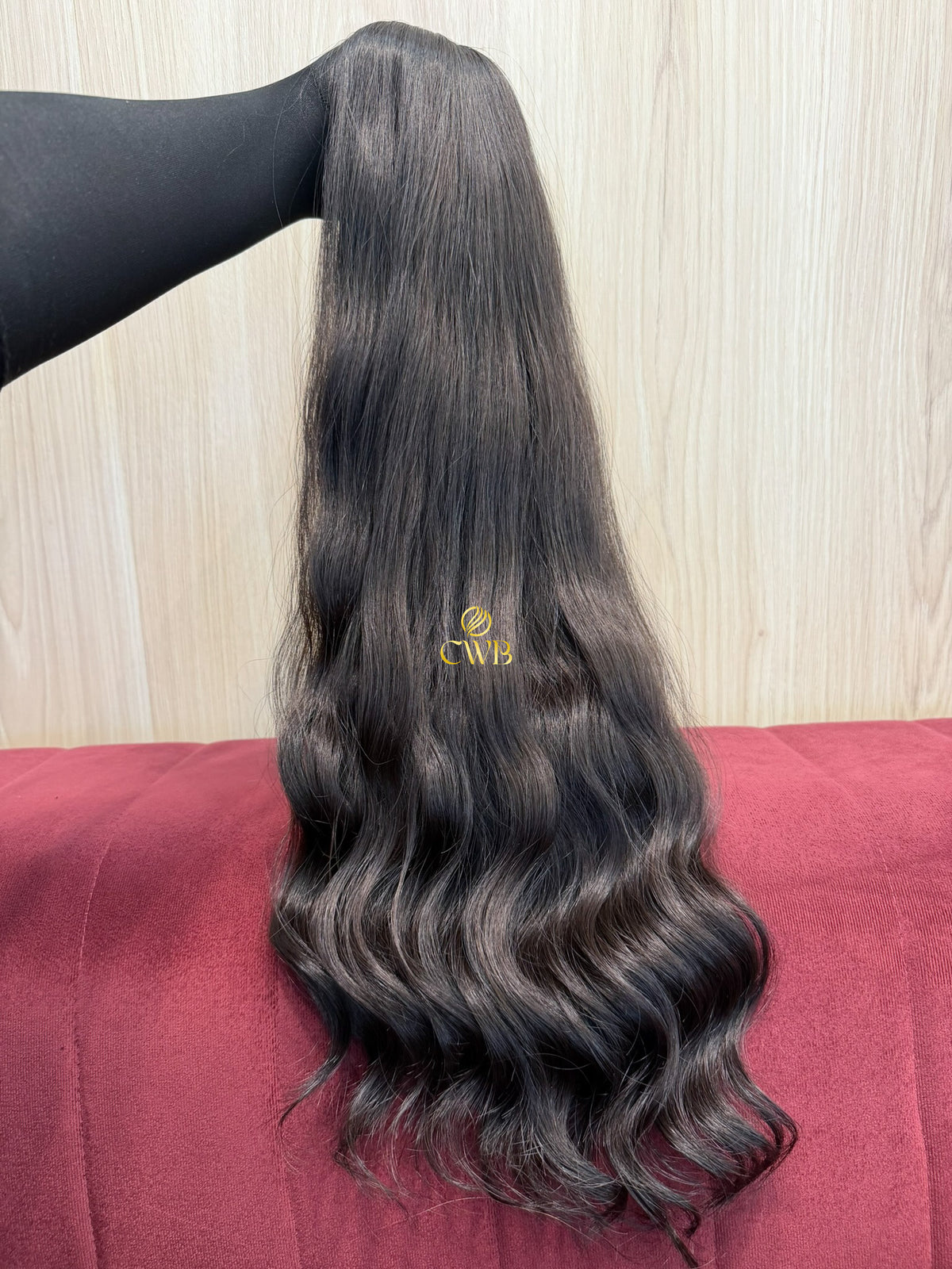 Cabelo Castanho Escuro 69cm 203g Brasileiro do Sul