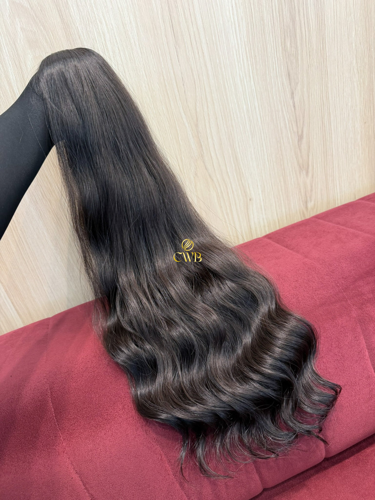 Cabelo Castanho Escuro 69cm 203g Brasileiro do Sul