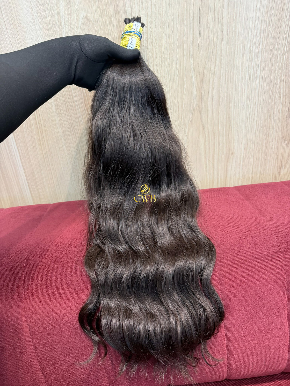 Cabelo Castanho Escuro 62cm 195g Brasileiro do Sul